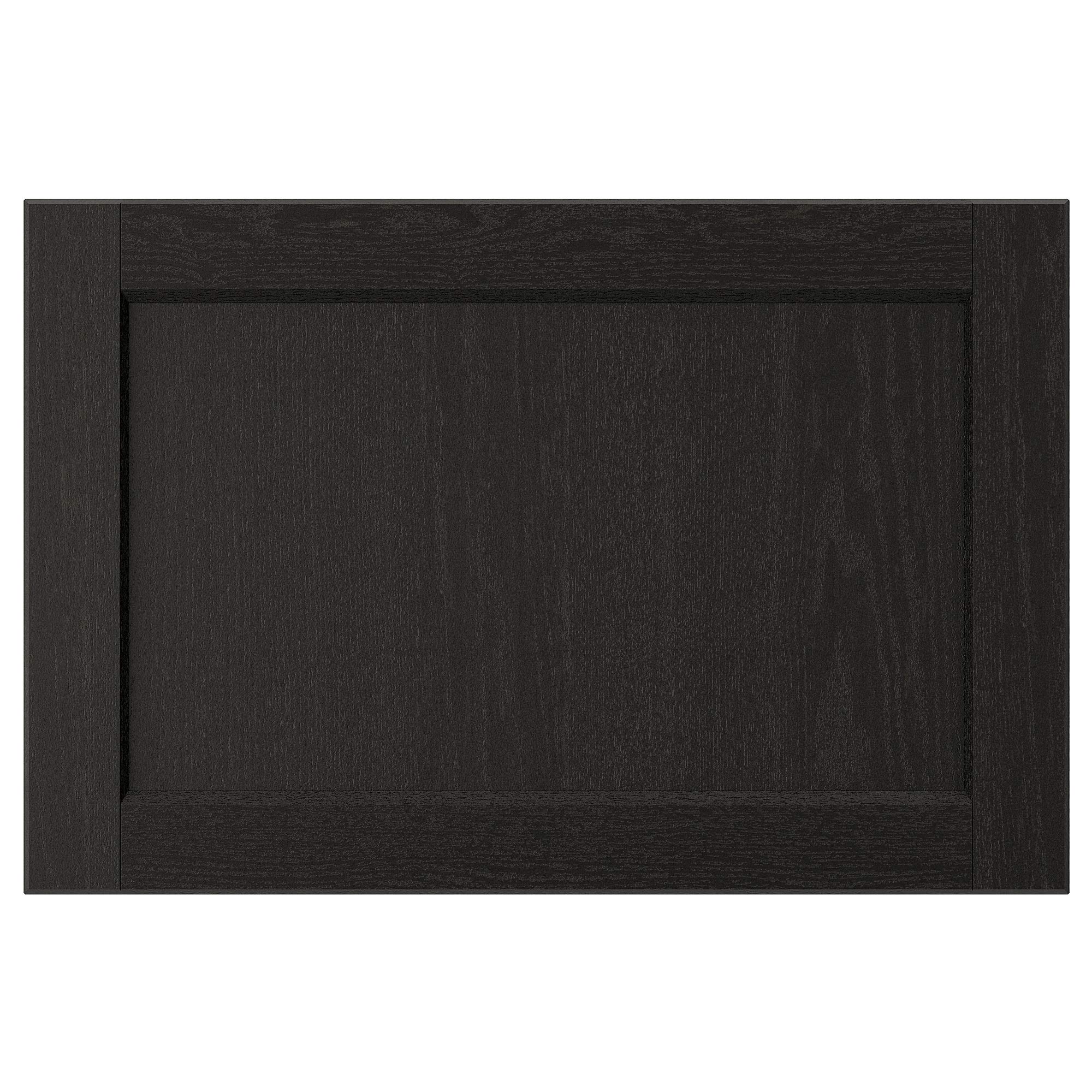Porte LERHYTTAN ProTuning teinté noir 60x40 façade cuisine placard