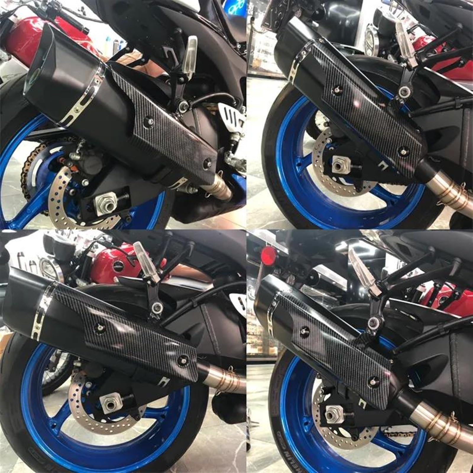 ファットボーイマフラーヒートガード 3点セット　ツインカム　TC88 1450 Amazon.co.jp: バイク用 マフラーガード ヒートガード に適合する Z900