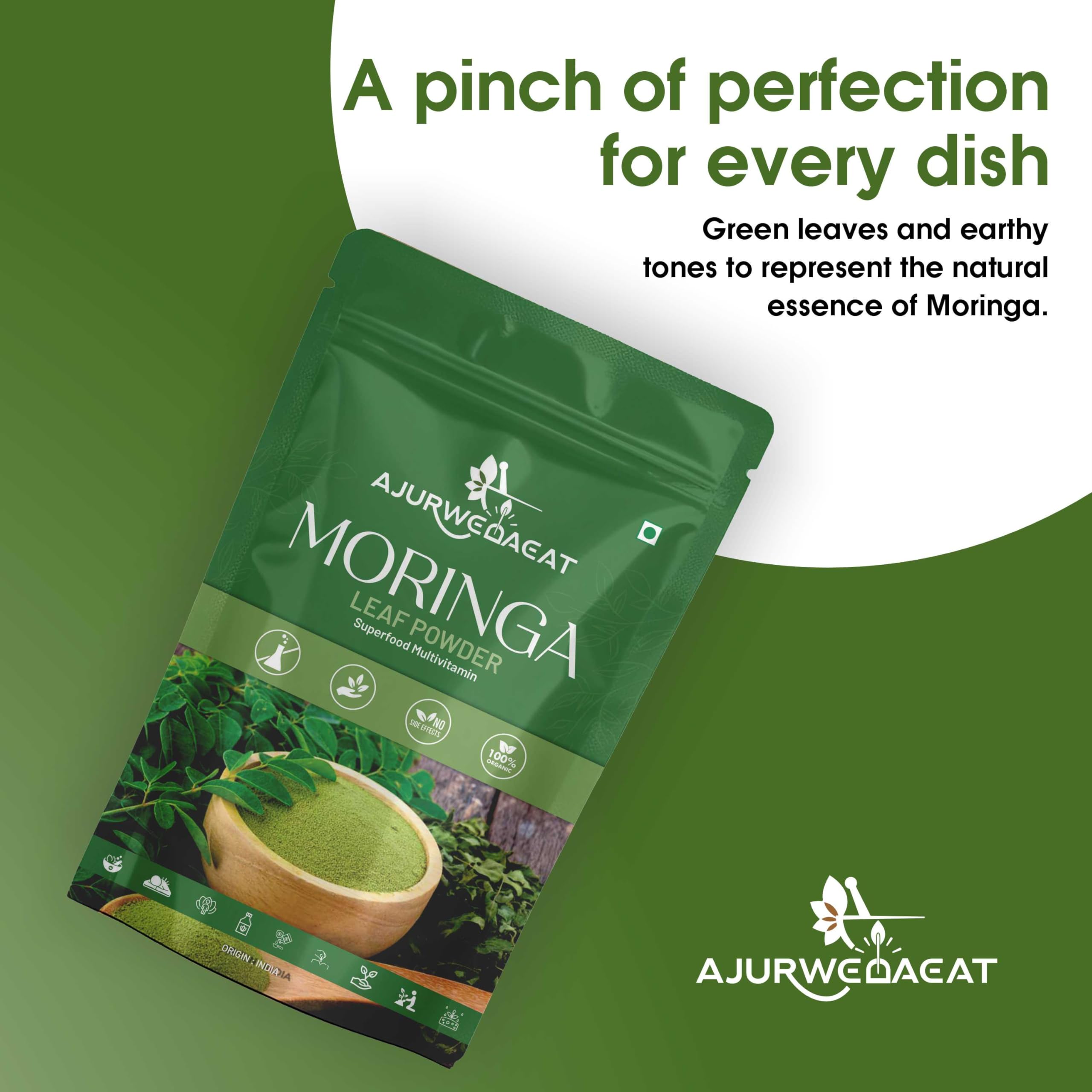 Organic India Moringa Powder, Essential Nutrition Superfood, Helps Naturally Boost Energy Levels, Improves Stamina & Vitality, Rich In Vitamins & Minerals (100 GM - Pack Of 1) — Amazon image 5