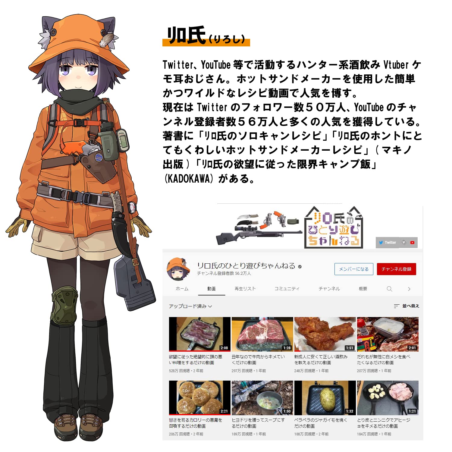 Amazon | ﾘﾛ氏のひとり遊びちゃんねる×村の鍛冶屋 ﾘﾛ氏の飯テロ用 