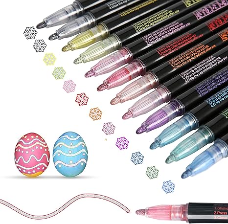 Amazon Co Jp 落書きまばゆいばかりのマーカー ハイライト 用のマーカーペン 12色の二重線の輪郭描画用のメタリックマーカー グリーティングカード クラフトプロジェクト ポスター 絵画 Diyアートクラフト 1セット 文房具 オフィス用品 Amazon Co Jp 落書きまばゆいばかりのマーカー ハイライト 用のマーカーペン 12色の二重線の輪郭描画用のメタリックマーカー グリーティングカード クラフトプロジェクト ポスター 絵画 Diyアートクラフト 1セット 文房具 オフィス用品