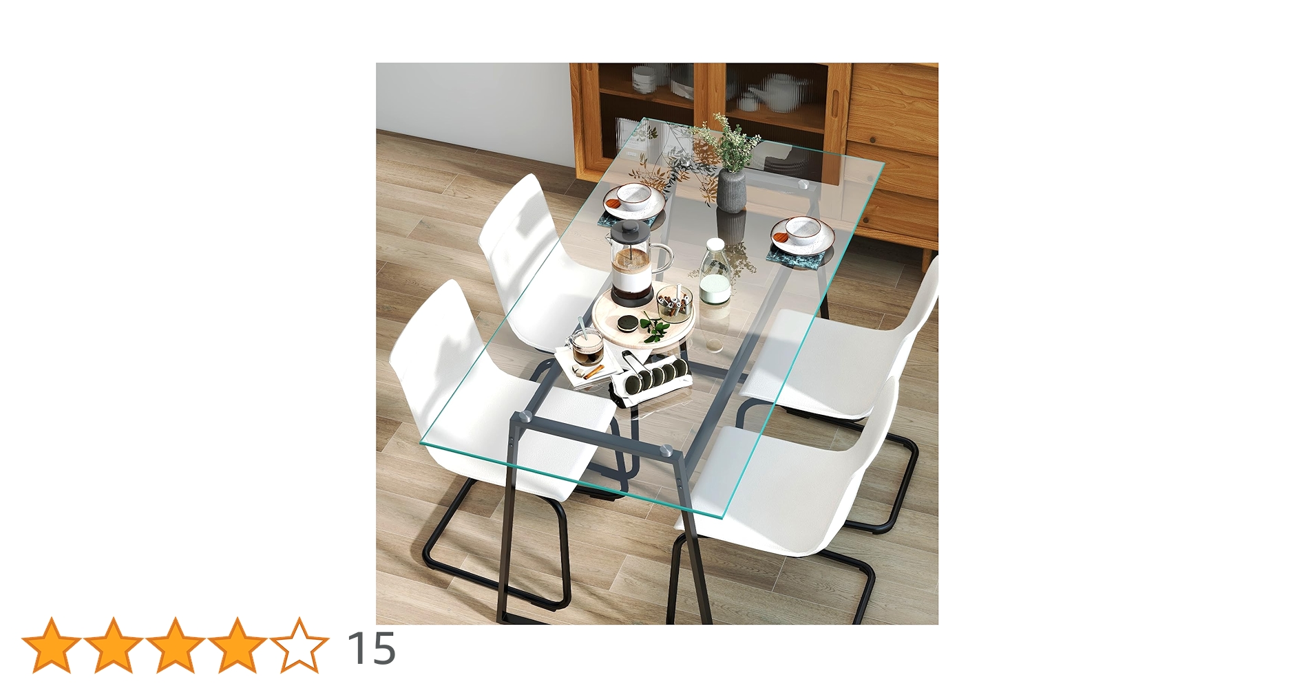 ガラス天板のダイニングテーブル ⭐️直接取引12000円⭐️ Amazon｜GOQRAQ ダイニングテーブル 強化ガラス天板 スチール脚