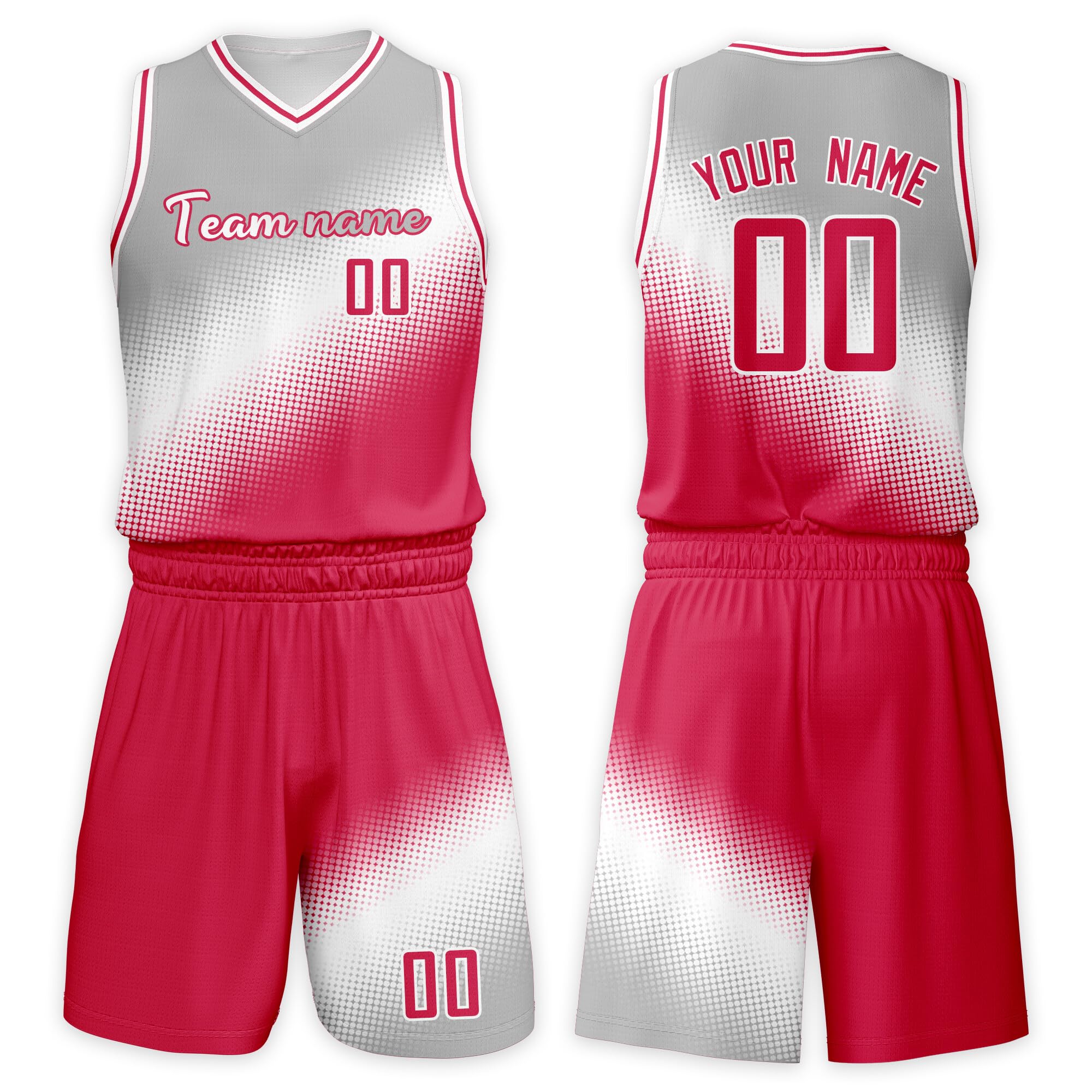 Custom Basketball Jersey Suit Men Women Youth Kids Kit Personized Name Number Jersey/Shorts Uniform Boys Girls Fans Gift