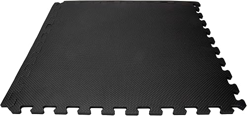 Miniatura 4 de Mind Reader Rompecabezas de espuma EVA con bloqueo para fitness y ejercicio, gimnasios en casa, azulejos protectores entrelazados, alfombrilla de