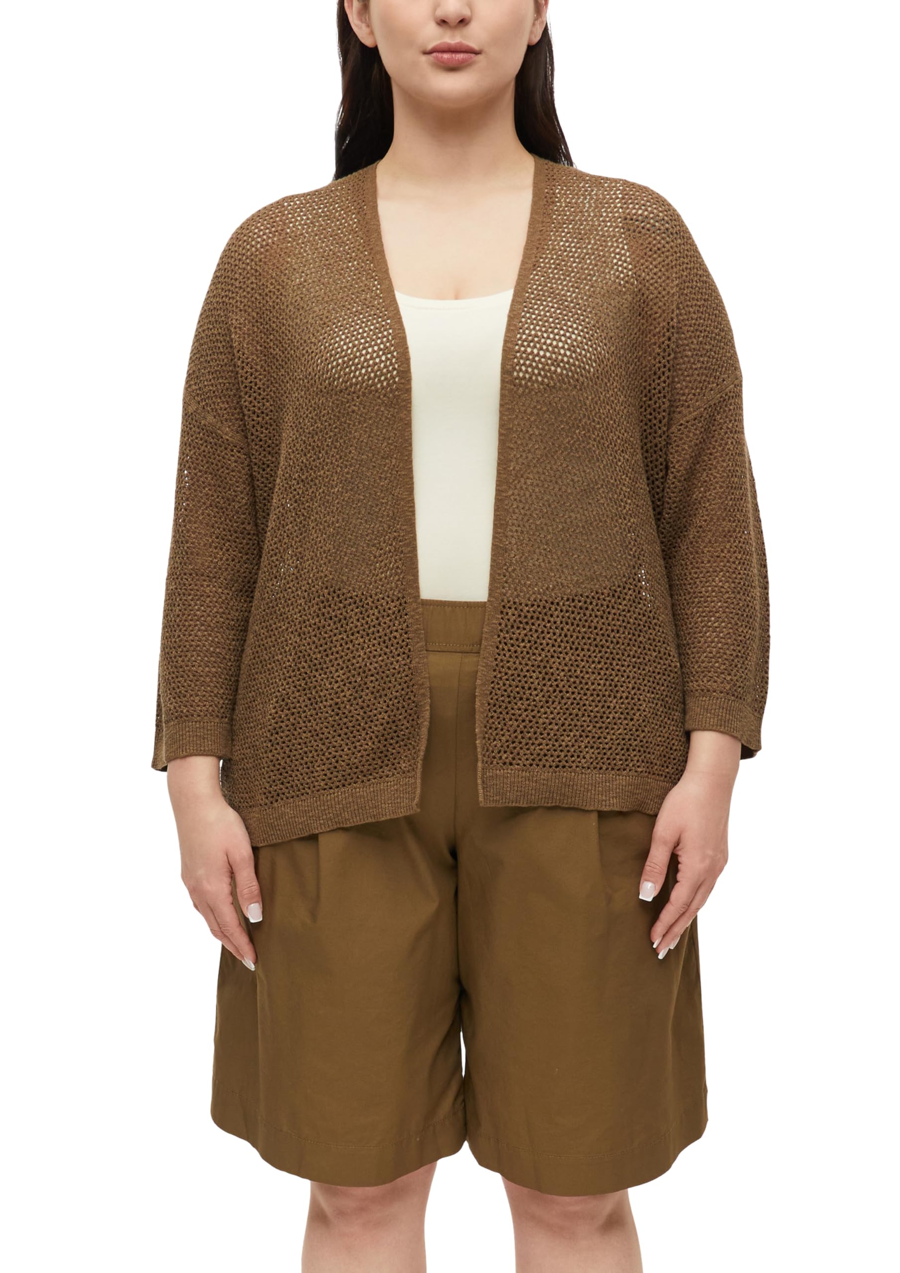 s.Oliver Ajour-Strickjacke mit 3/4-Arm