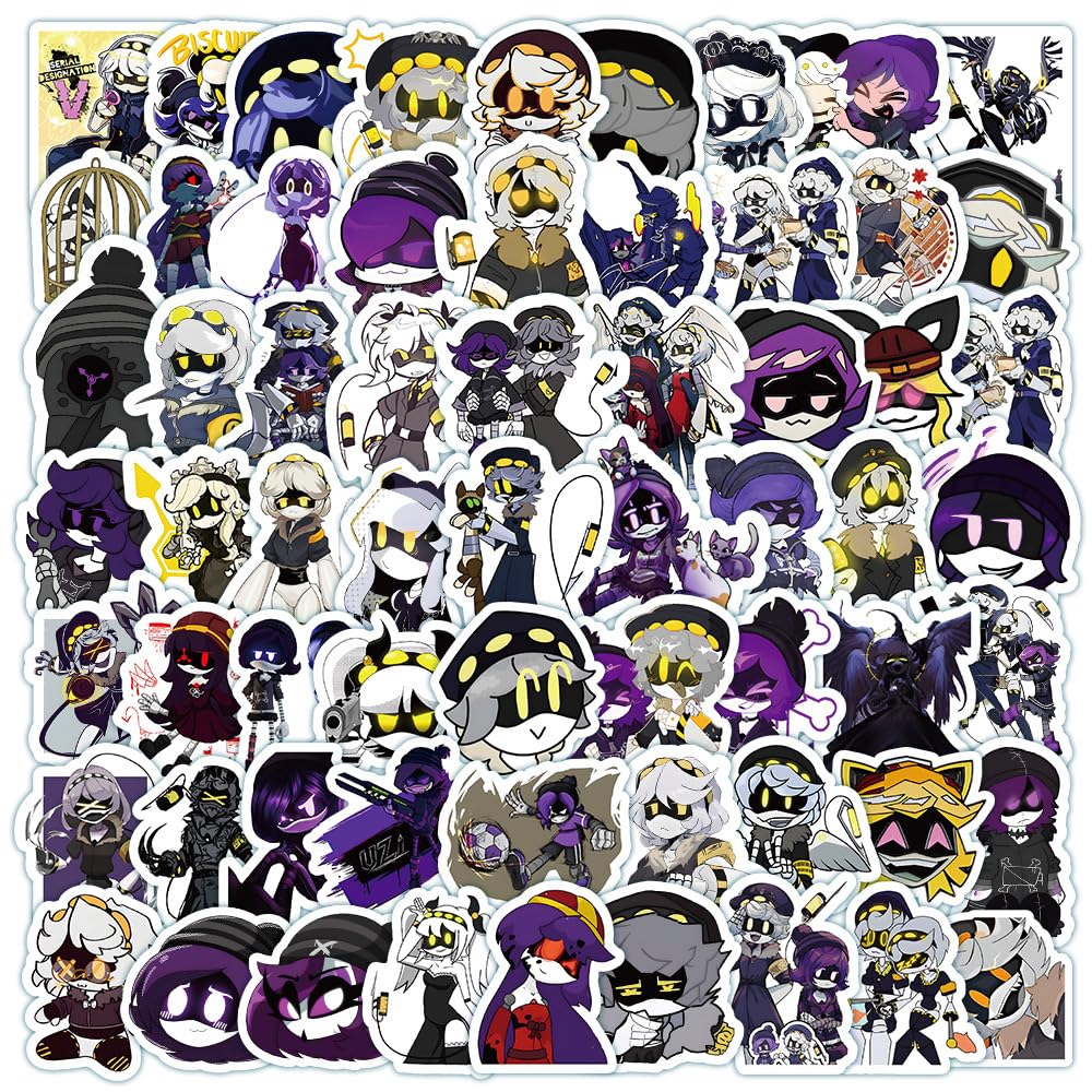 Murder Uzi Drone Stickers, 100 Pcs Figure Vinyl Waterproof Sticker Decals for Party, Water Bottle Scrapbook Laptop Skateboard Computer for Teens Students