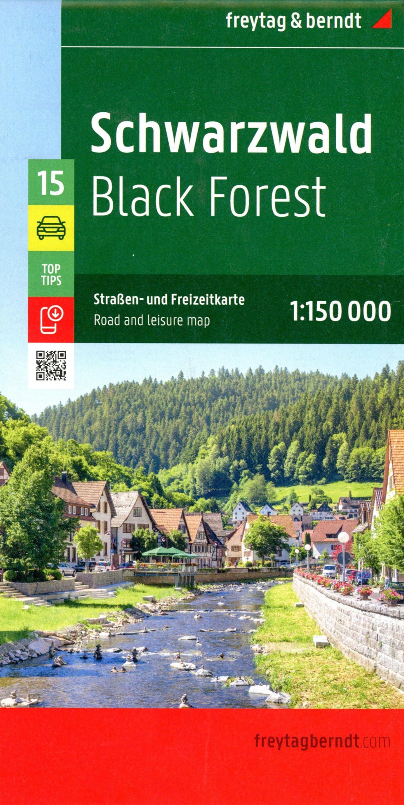 Black Forest Road and Leisure Map: 1:150,000 scale