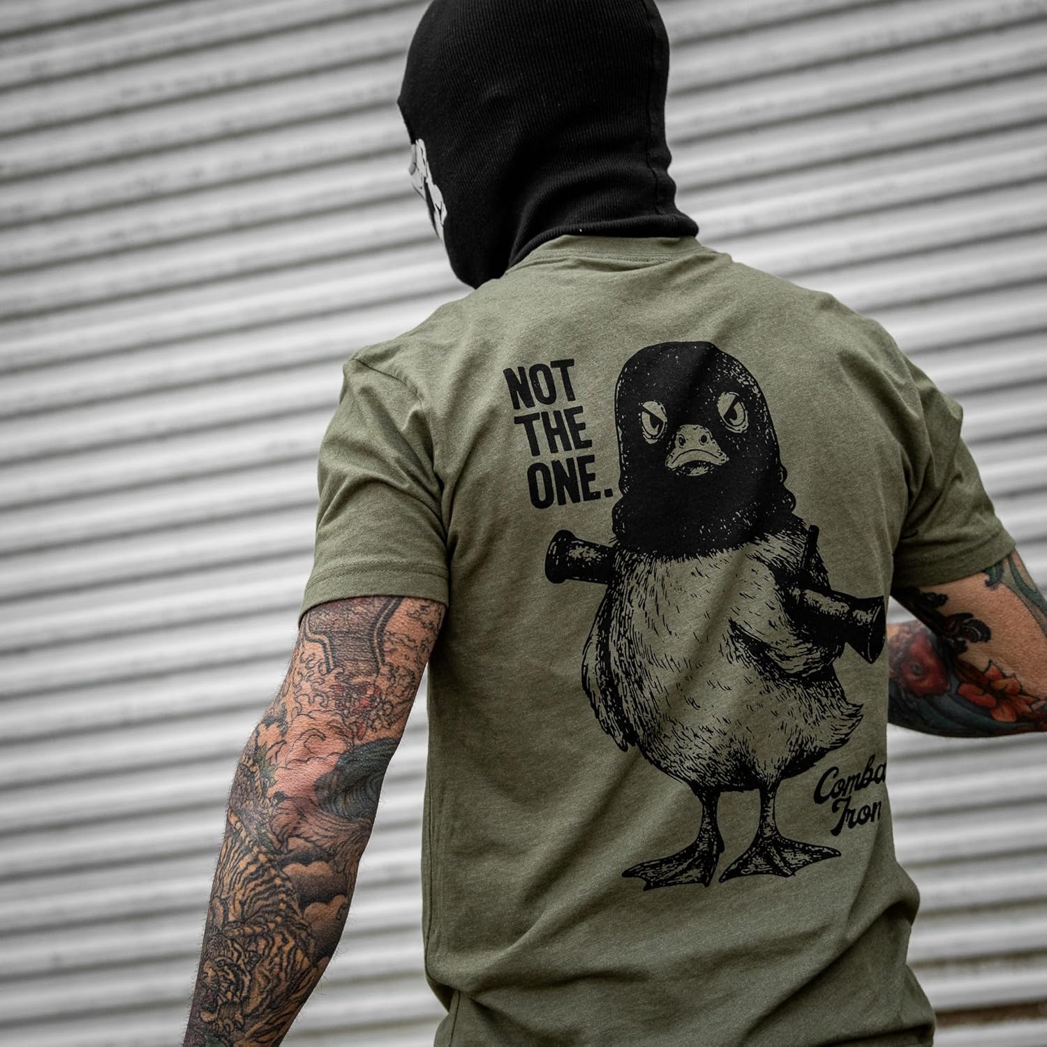 Combat Iron Men’s Performance Graphic T-Shirt – Not The One Athletic Fit Tee