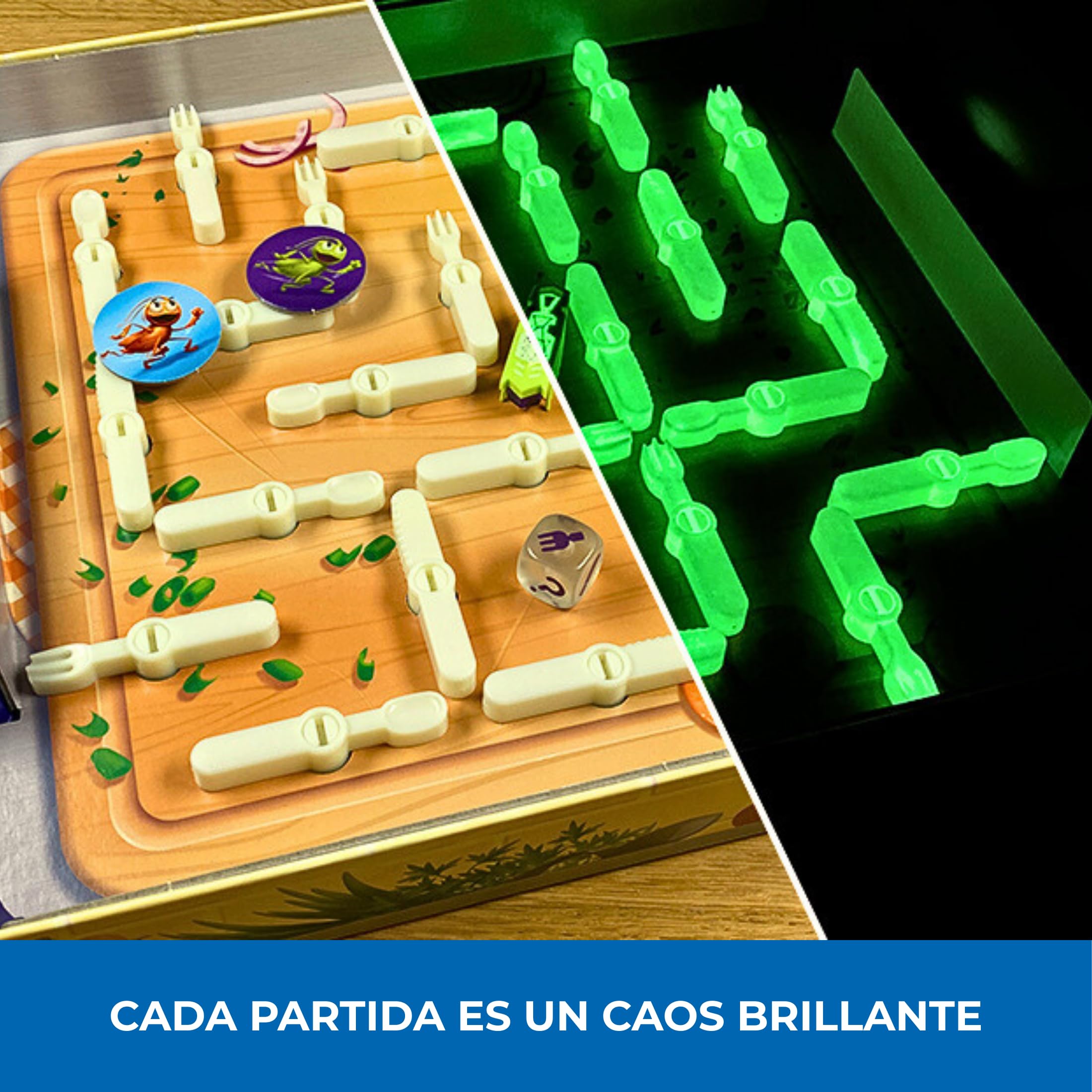 Ravensburger - La Cucaracha Juego de Mesa 5 Años | Juego Mesa 5 Años Que Brilla en la Oscuridad | Juegos De Mesa Niños de Cucarachas | Juegos Mesa en Español | Regalos para Niños