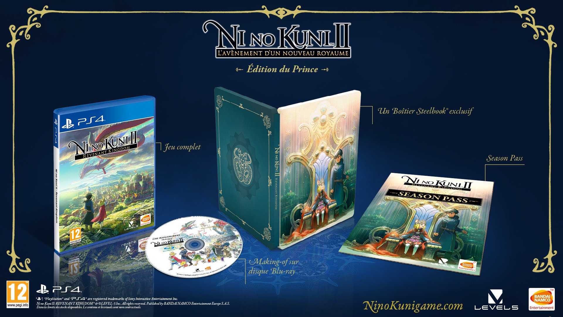 Ni no Kuni II: Revenant Kingdom Prince's Edition jeu RPG PS4