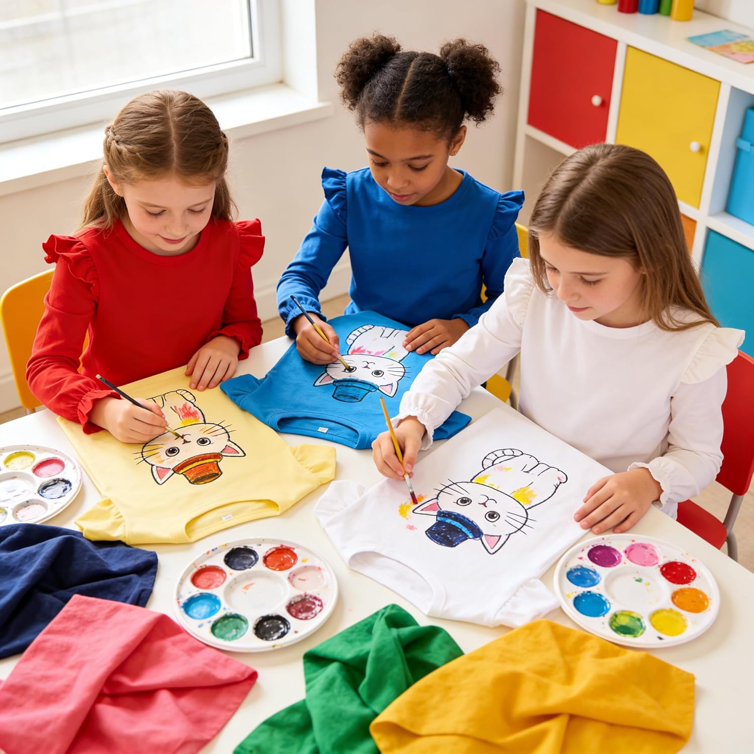 LYSMuch 1-7T Toddler Baby Girls Blouse Long Sleeve Ruffle Shirt Solid Top Clothes - Image 3