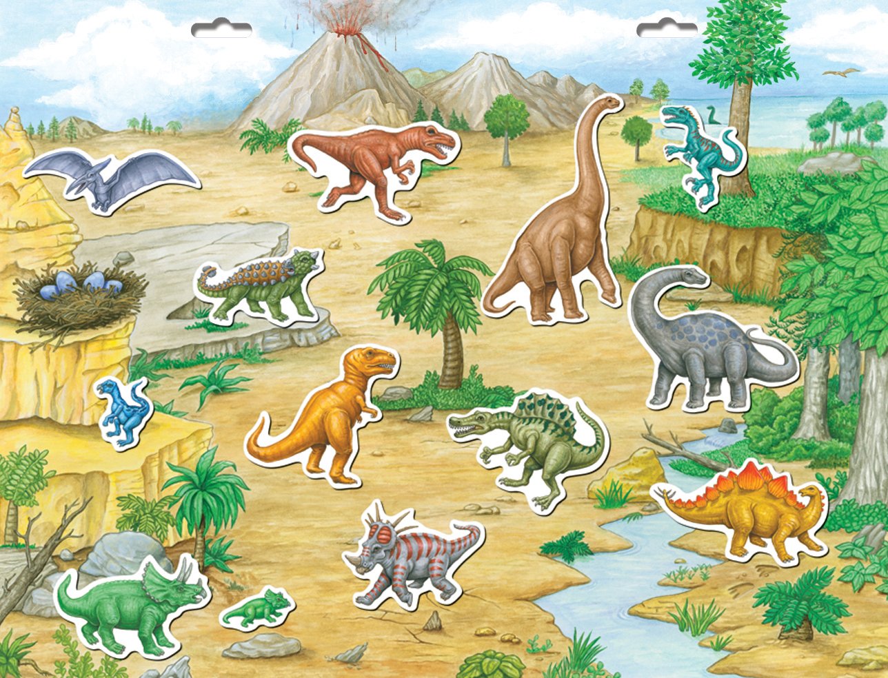 Amazon.com: Create-A-Scene Magnetic Playset - Dinosaurs : Toys & Games