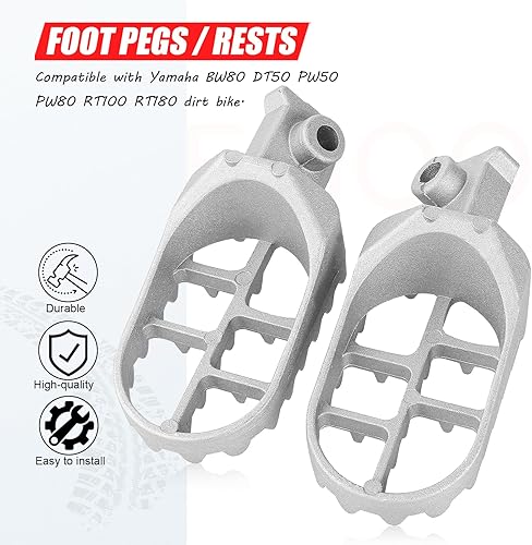 Miniatura 4 de Estriberas para reposapiés para XR50 XR50R XR70 XR70R XR80 XR80R XR100R CRF50 CRF50F CRF70 CRF70F CRF80 KLX110 2011-2016 Motocross 50cc 70cc 90cc