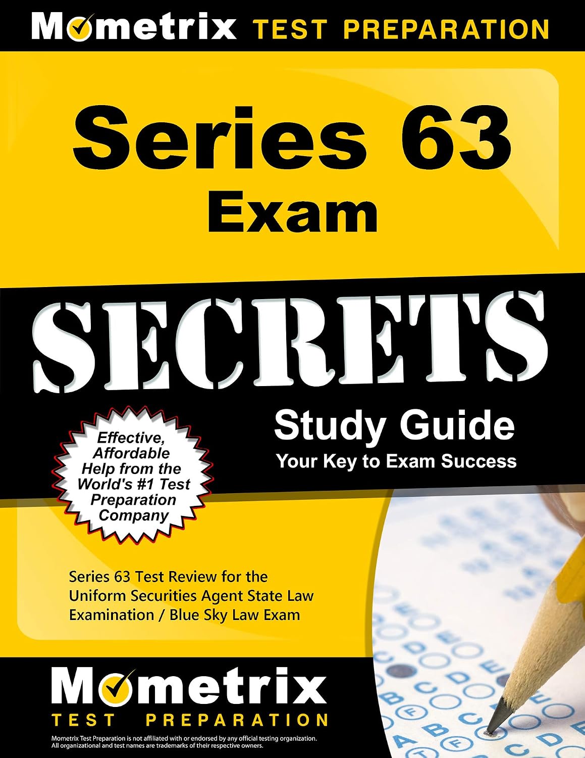 Series 63 Exam Secrets Study Guide: Series 63 Test Review for the Uniform Securities Agent State Law Examination / Blue Sky Law Exam