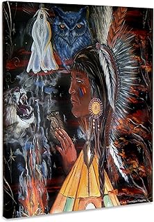 3dRose, Autumn Ghost Warrior, Museum Grade Canvas Wrap 8x10