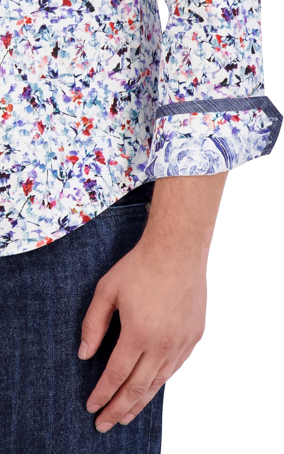 Robert Graham Mens Bavaro Long Sleeve Knit Button Down Shirt - Image 6