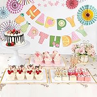 Vista 14 de 12 Pcs White Plastic Serving Trays, 14''x9'' Rectangle Dessert Trays for Dessert Table, Party Food Display Set Disposable Platters Cookie Cupcake