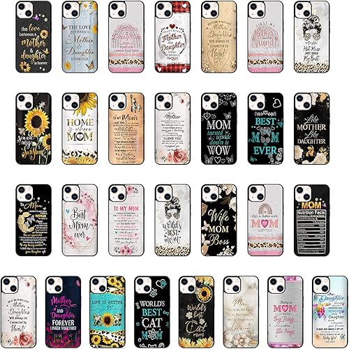 Miniatura 2 de Regalo de cumpleaños para el día de la madre, diseño de leopardo, arco iris, corazón, para iPhone 15, 14, 13, 12, 11 Pro Max, Samsung Galaxy S23 S22