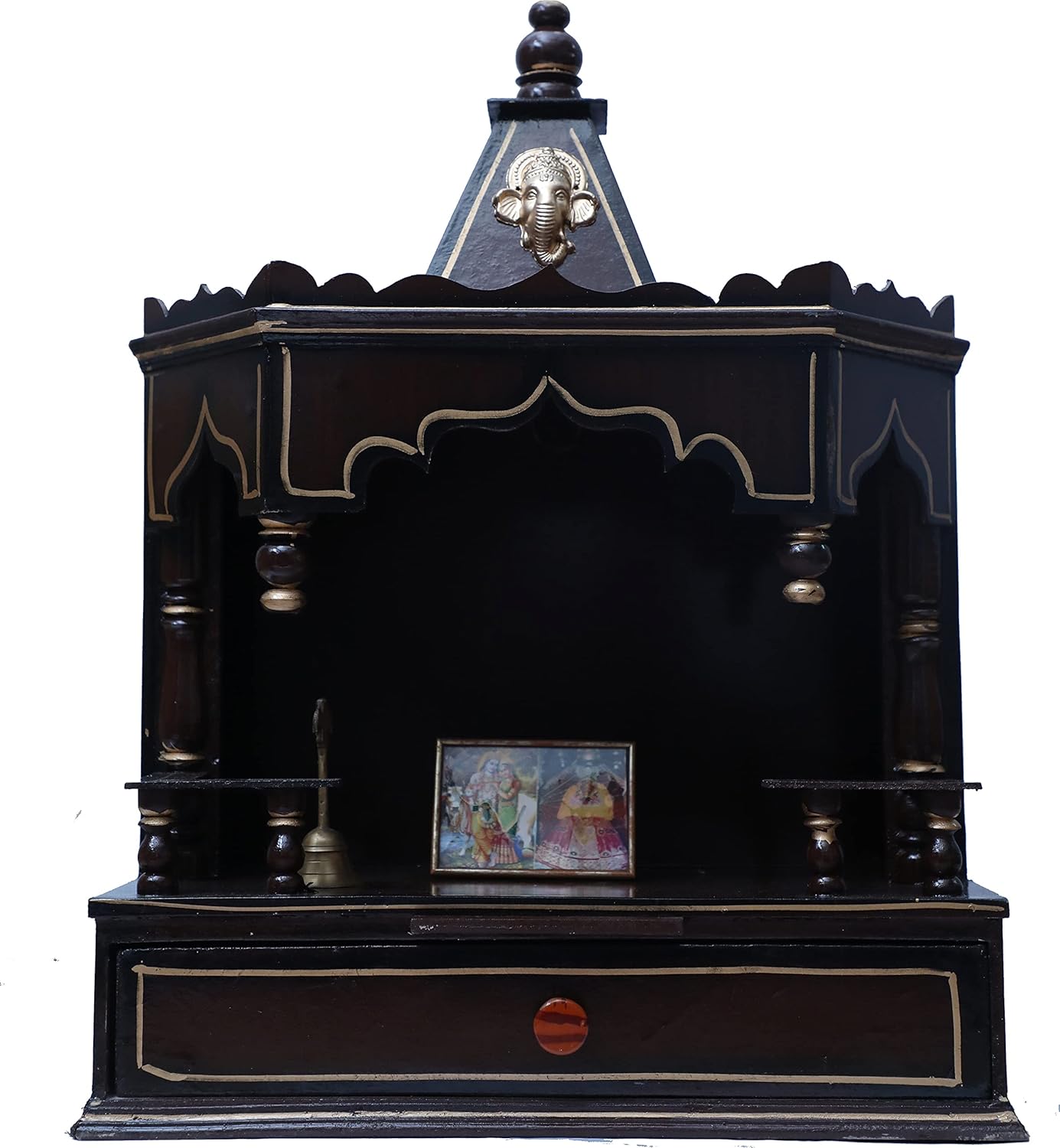 SHRI Shyam Beautiful Wooden Temple Designer Mandir for Home Décor