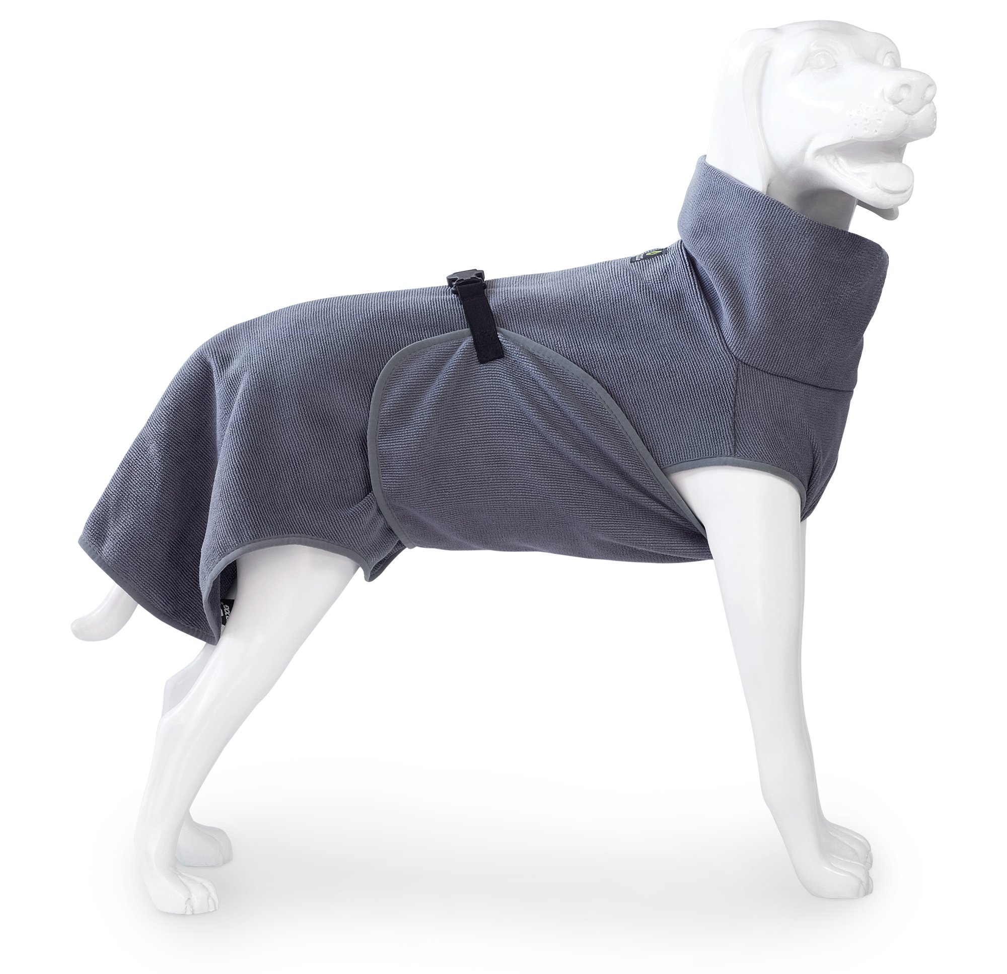 Hundebademantel Doggy Dry grau L / XL