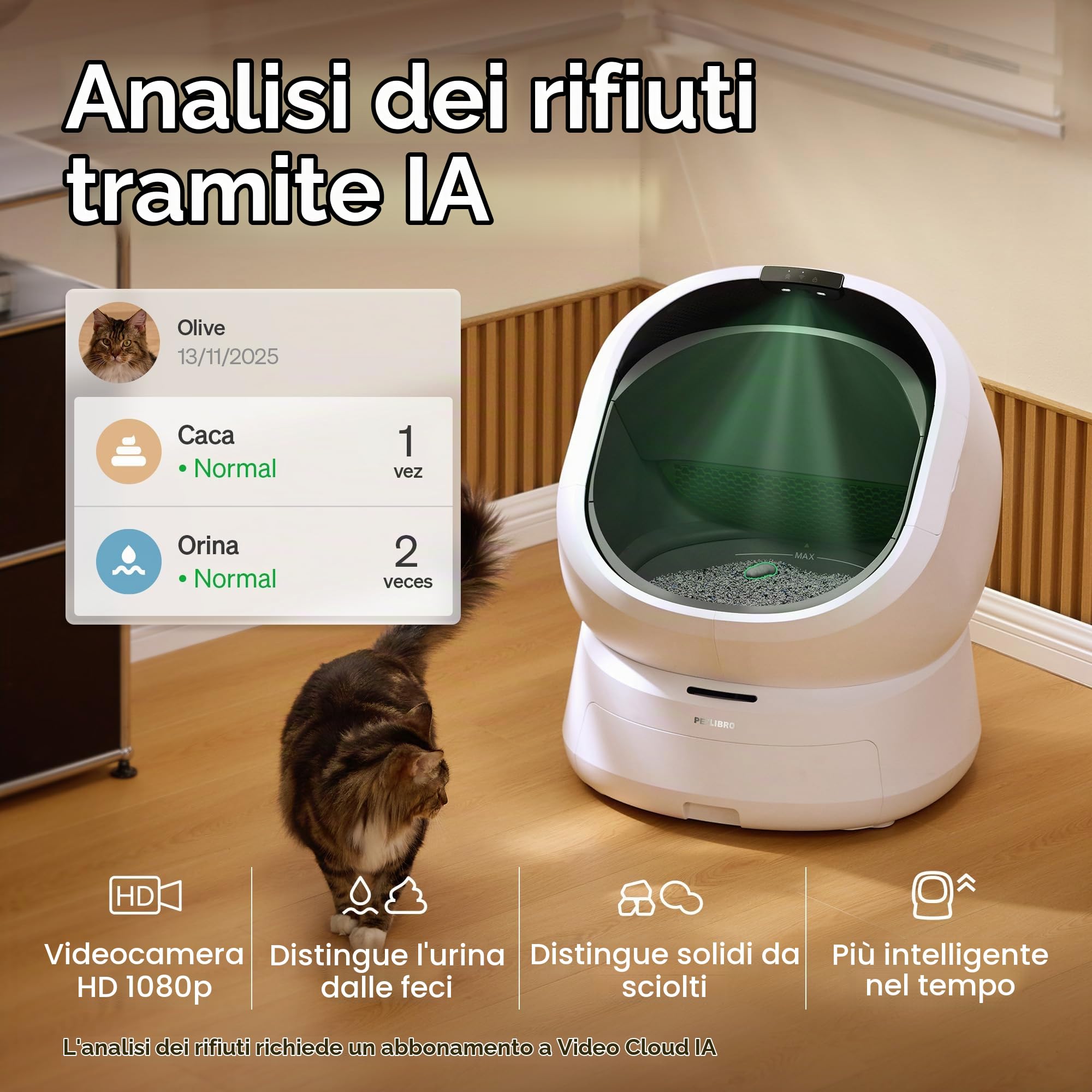 PETLIBRO Luma - Lettiera autopulente per gatti