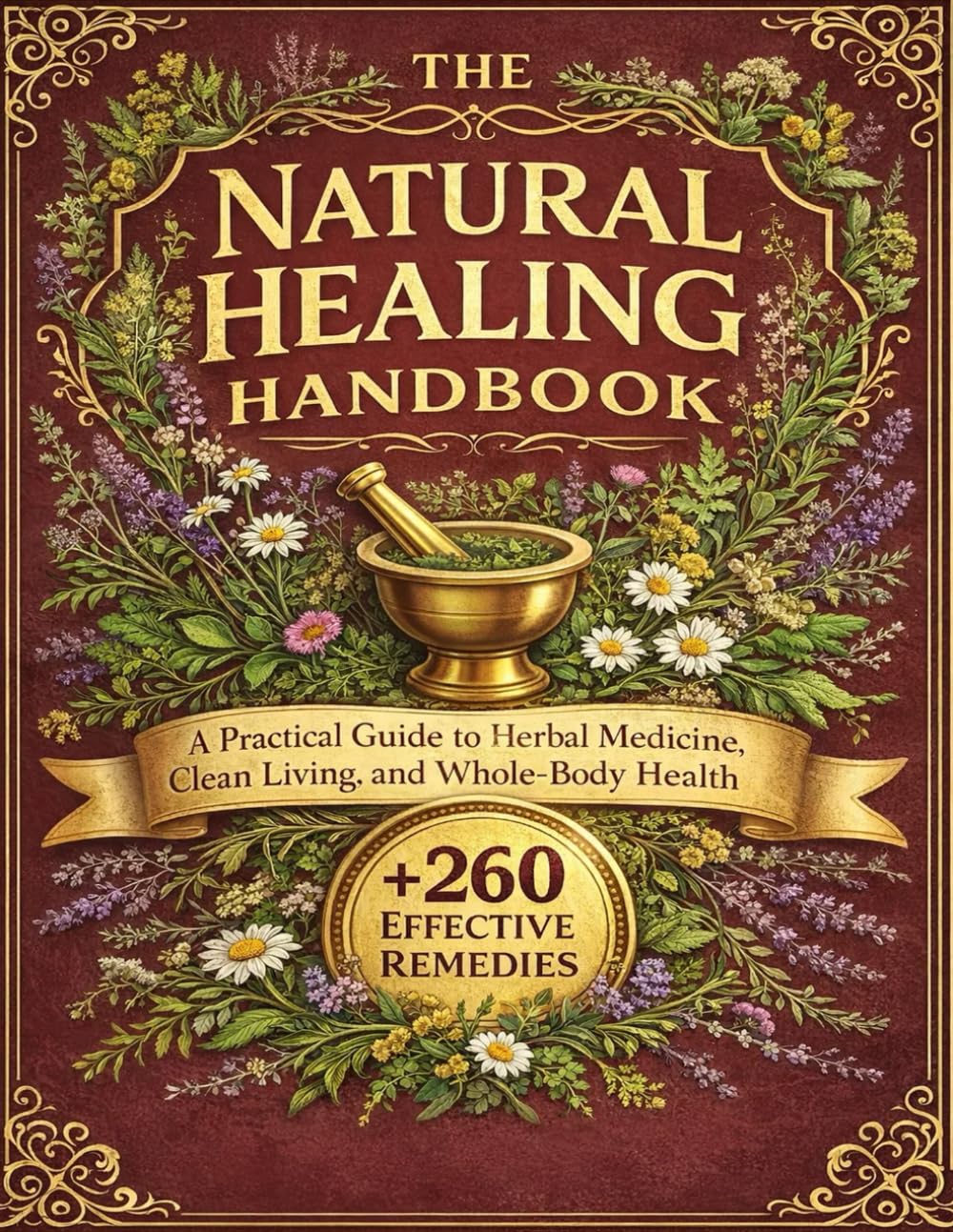The Natural Healing Handbook: A Practical Guide to Herbal Medicine, Clean Living, and Whole-Body Health