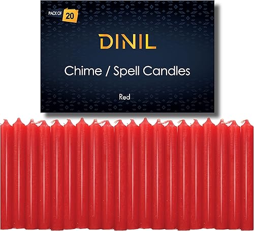 Miniatura 10 de Dinil Juego de 20 velas de hechizo y timbre moradas  Mini velas cónicas prémium para rituales, oración, cumpleaños, meditación, altar, hechizos,