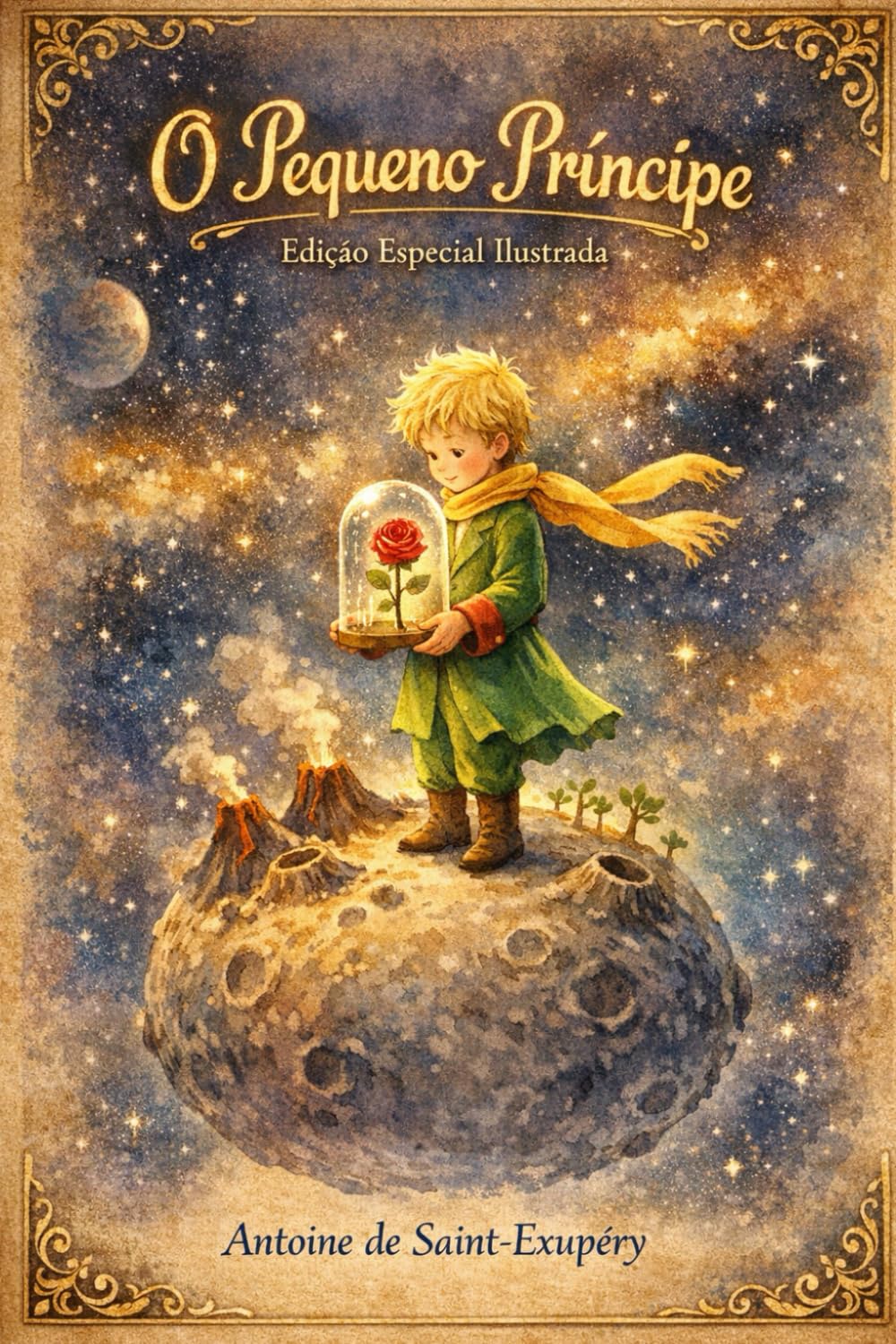 O Pequeno Príncipe- Edição Especial ILUSTRADA: Ilustrações exclusivas em todos os capítulos.