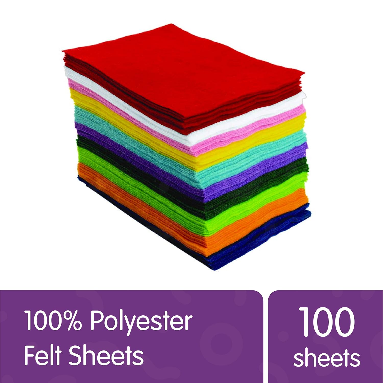 Limited Stock Colorations 100% Polyester Felt Sheets 6 x 9, 10 colors, 1mm Thick, 100 Sheet Pack for Sewing and DIY Arts & Crafts Projects (Item #EZFELT),orange Lowest Price Colorations 100% Polyester Felt Sheets 6 x 9, 10 colors, 1mm Thick, 100 Sheet Pack for Sewing and DIY Arts & Crafts Projects (Item #EZFELT),orange