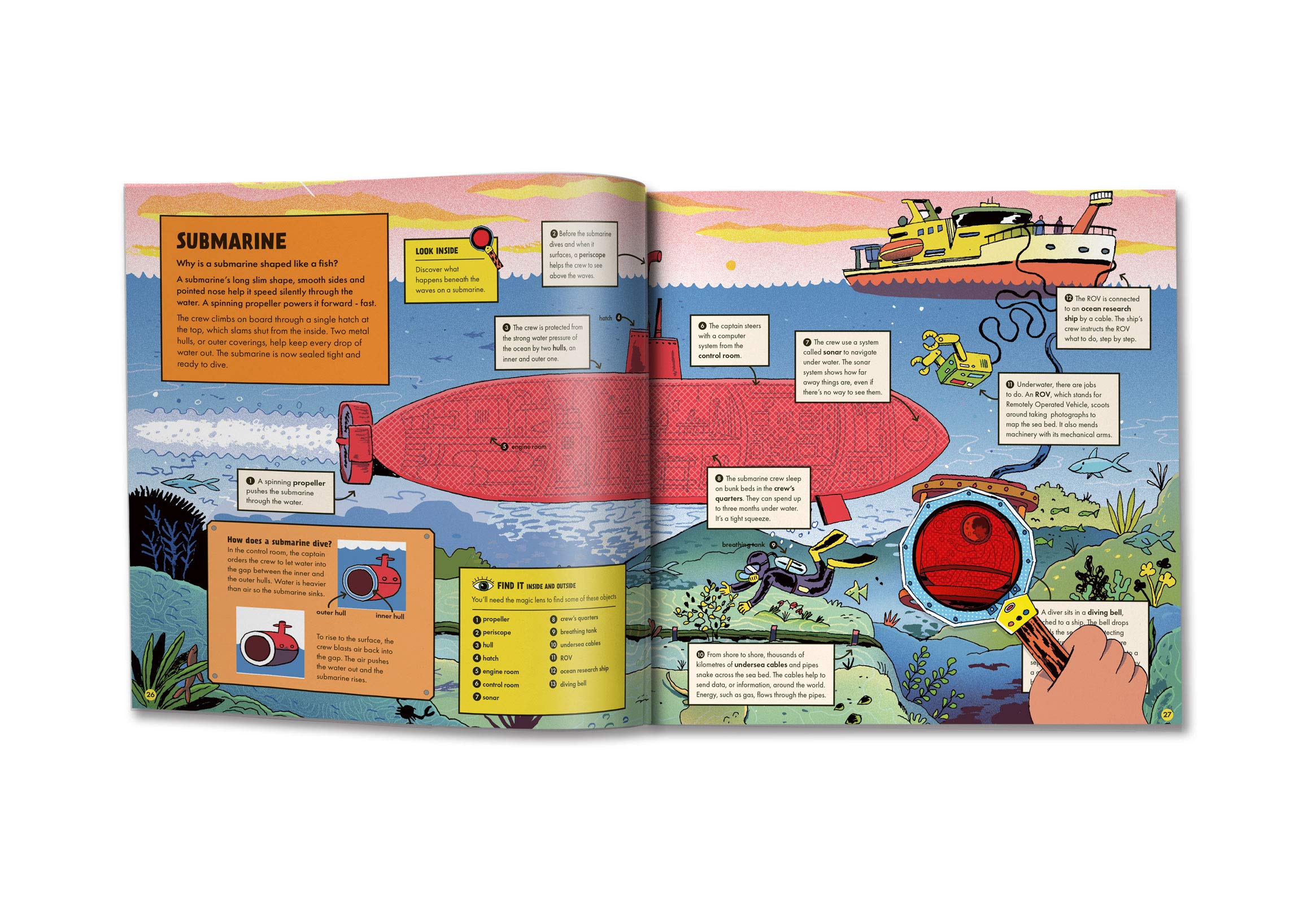 Marvellous Machines: A Magic Lens Book: 1