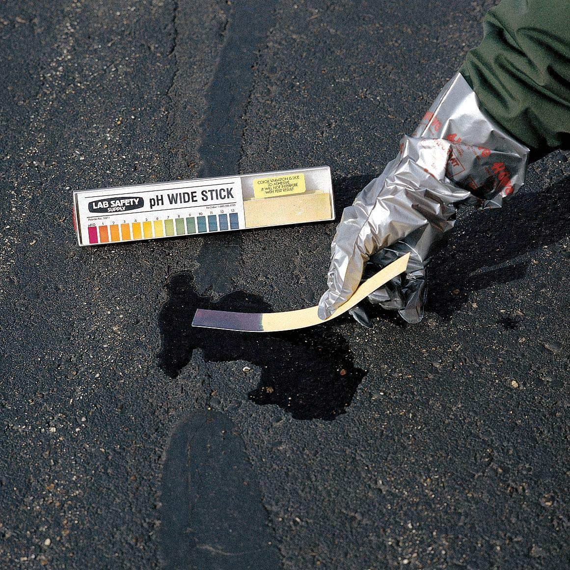 LAB Safety Supply pH Wide Sticks 9x1 PK25 Industrial