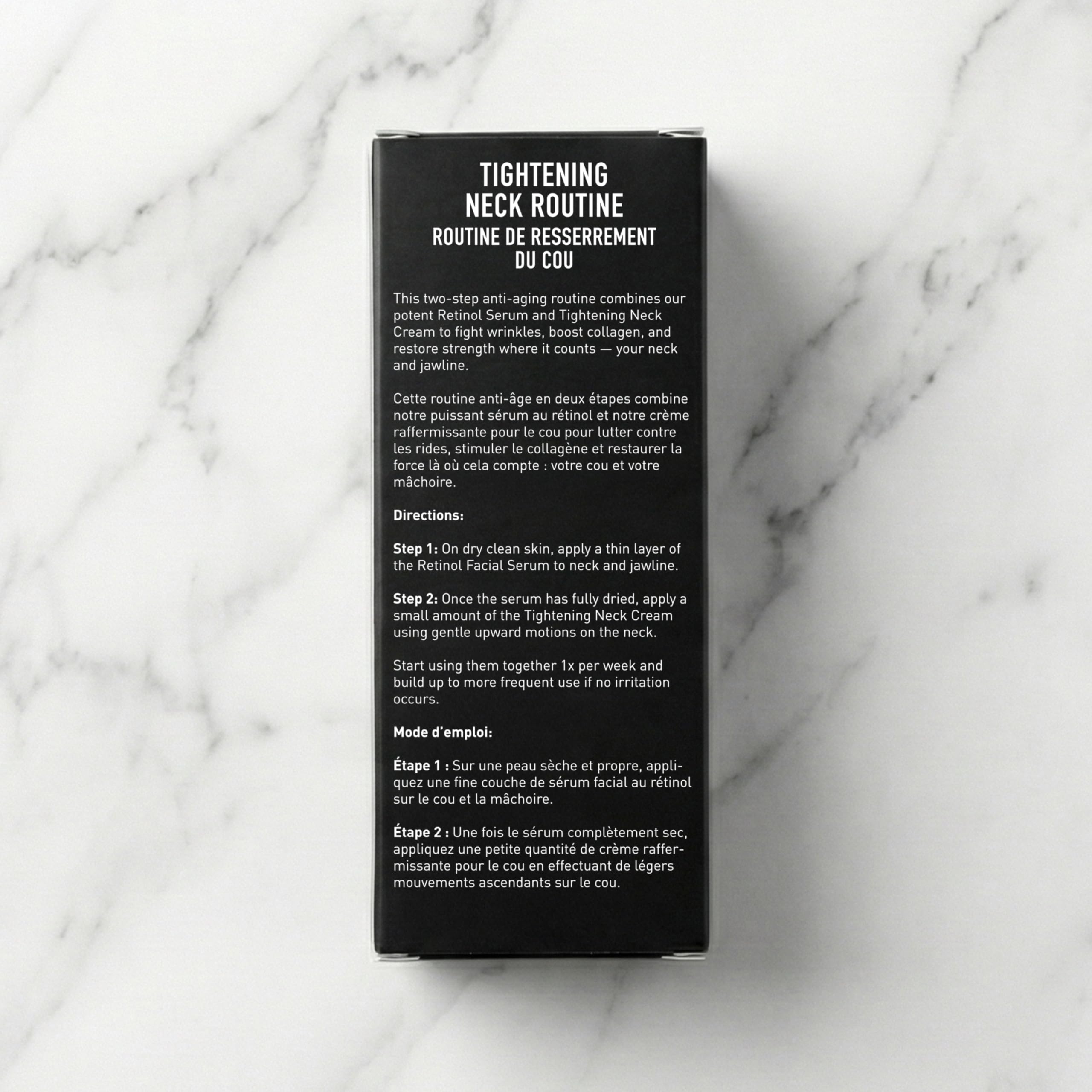 Brickell Men's Tightening Neck Routine For Men, Natural and Organic, Neck Cream For Tightening and Firming & Retinol Skin Care Serum Treatment, Men's Skincare Gift Set