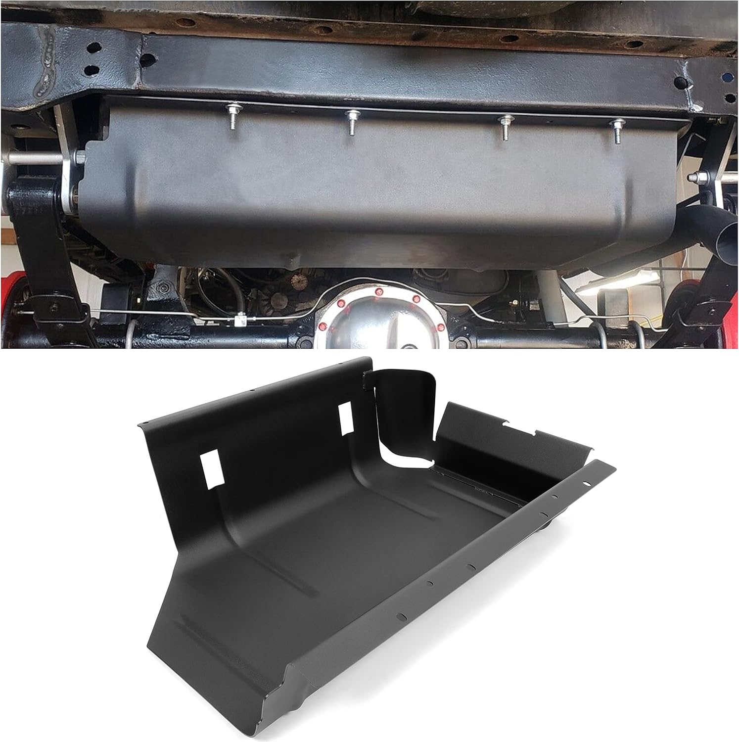 HECASA Tank Skid Plate Compatible with 19871995 Jeep