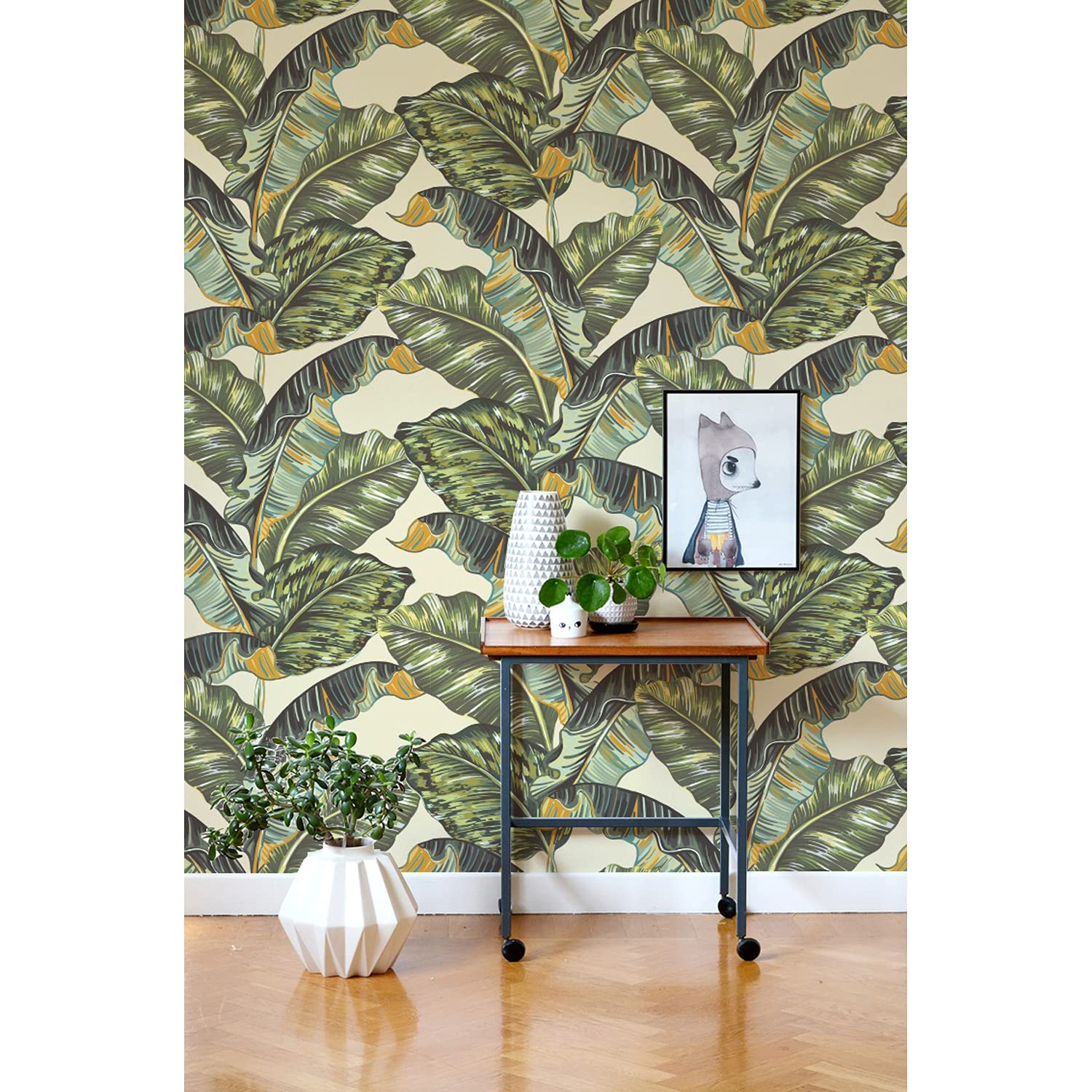 Papier peint tropical 250x104cm Coloray revêtement mural de meuble de chambre