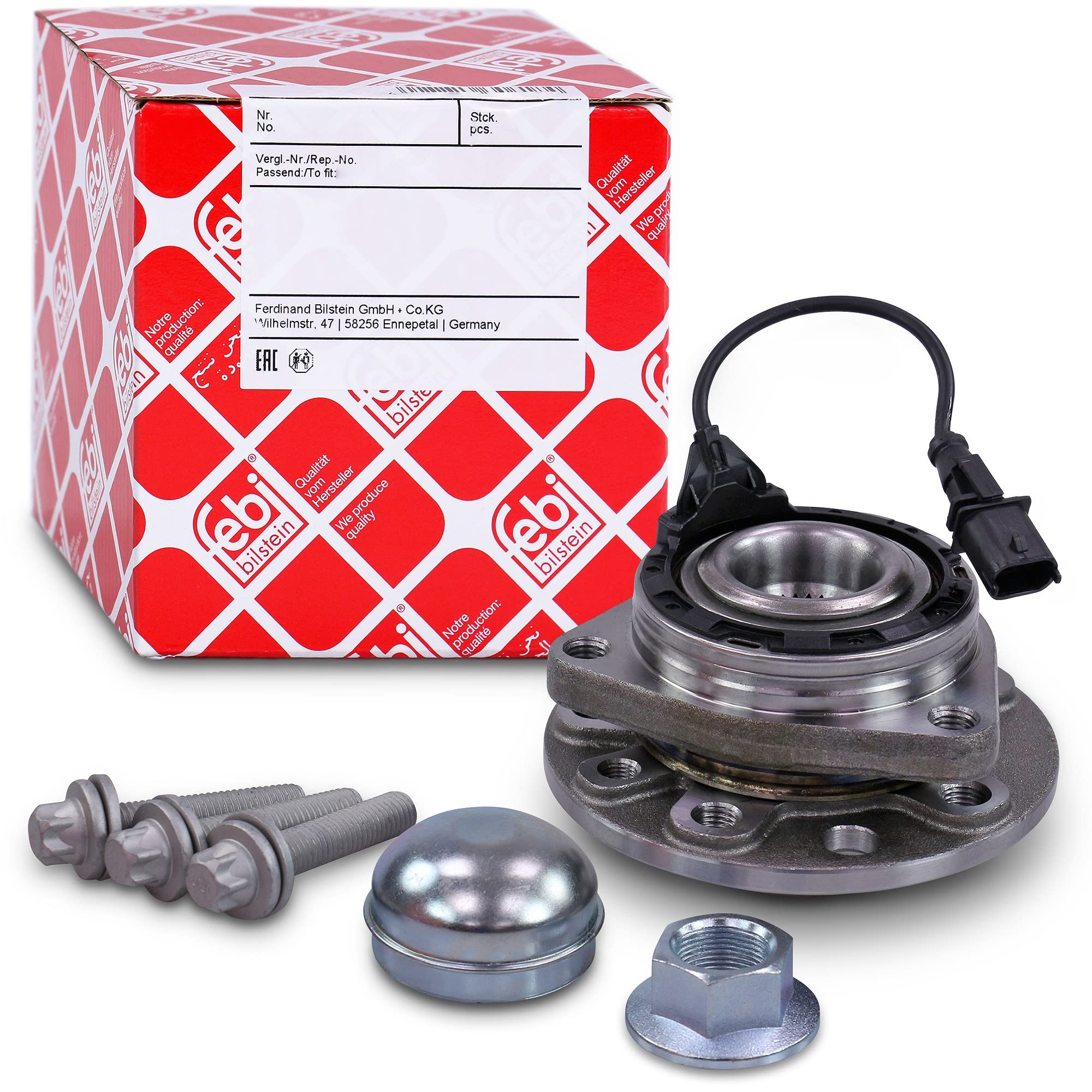 Febi-Bilstein 23377 - Kit Cuscinetto Ruota | Compatibile con: CADILLAC BLS, BLS Wagon, FIAT CROMA, CROMA Kasten/Kombi, OPEL SIGNUM CC, VECTRA C, VECTRA C Caravan
