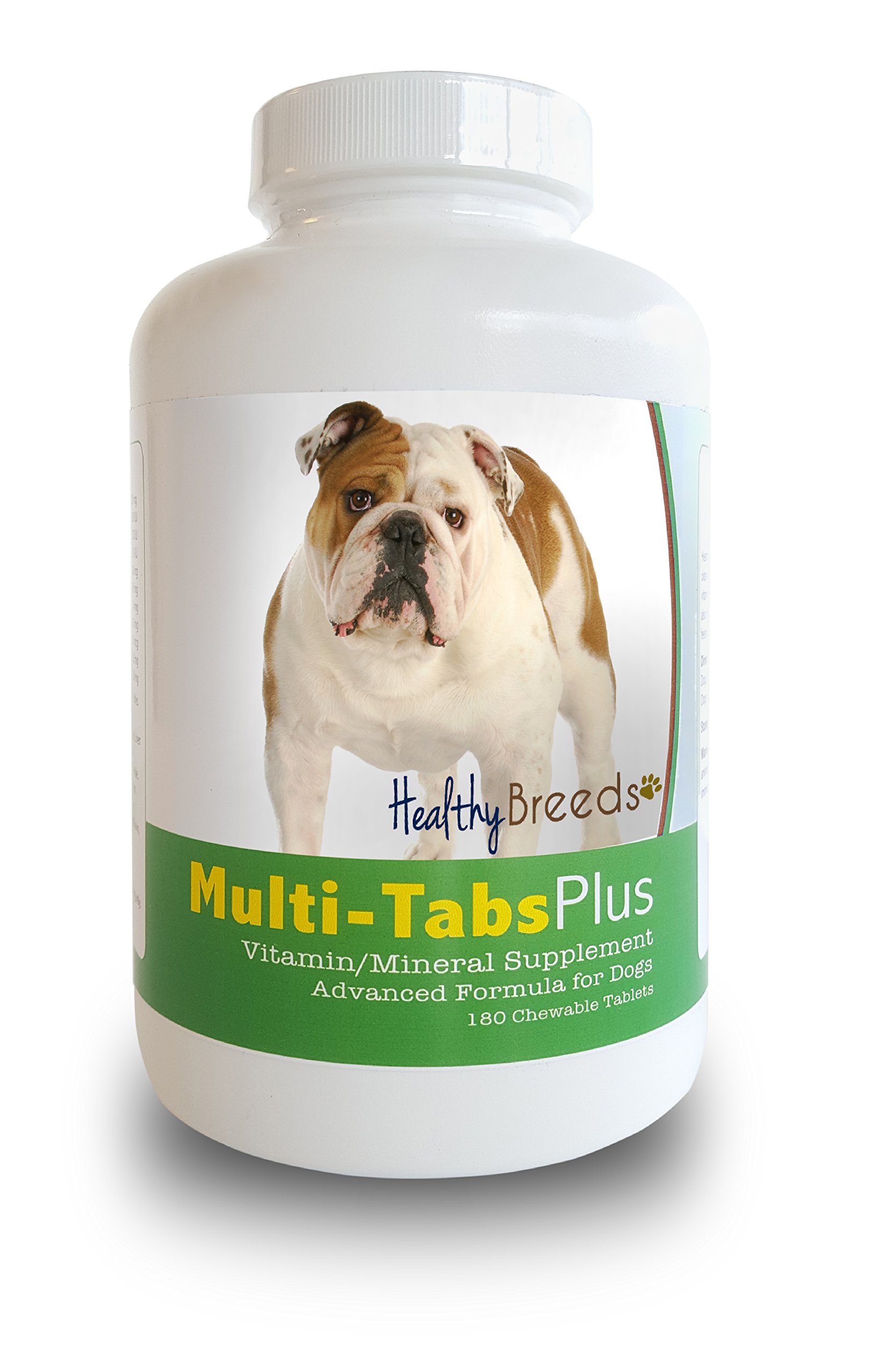 Healthy Breeds Bulldog Multi-Tabs Plus Chewable Tablets 180 Count