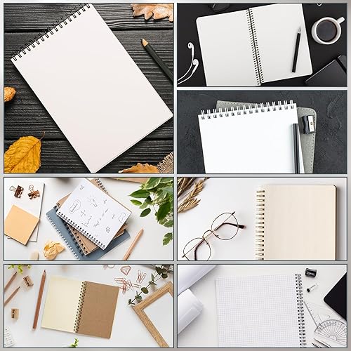 Miniatura 7 de OFFNOVA Máquina de encuadernación de alambre, perfora 12 hojas, 34 agujeros cuadrados, encuadernación de 120 hojas con margen lateral ajustable,