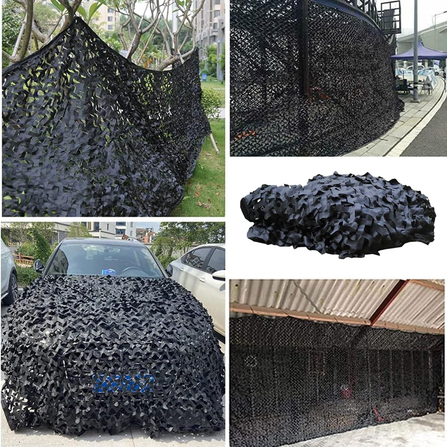 Zewnętrzna Siatka Maskująca Czarna Siatka Moro 1m 2m 300cm 4m 5m 6m 7m 8m 9m 10m 15m Dwuwarstwowa Siatka Siatki Przeciwsłoneczne (Size : 1x2m)
