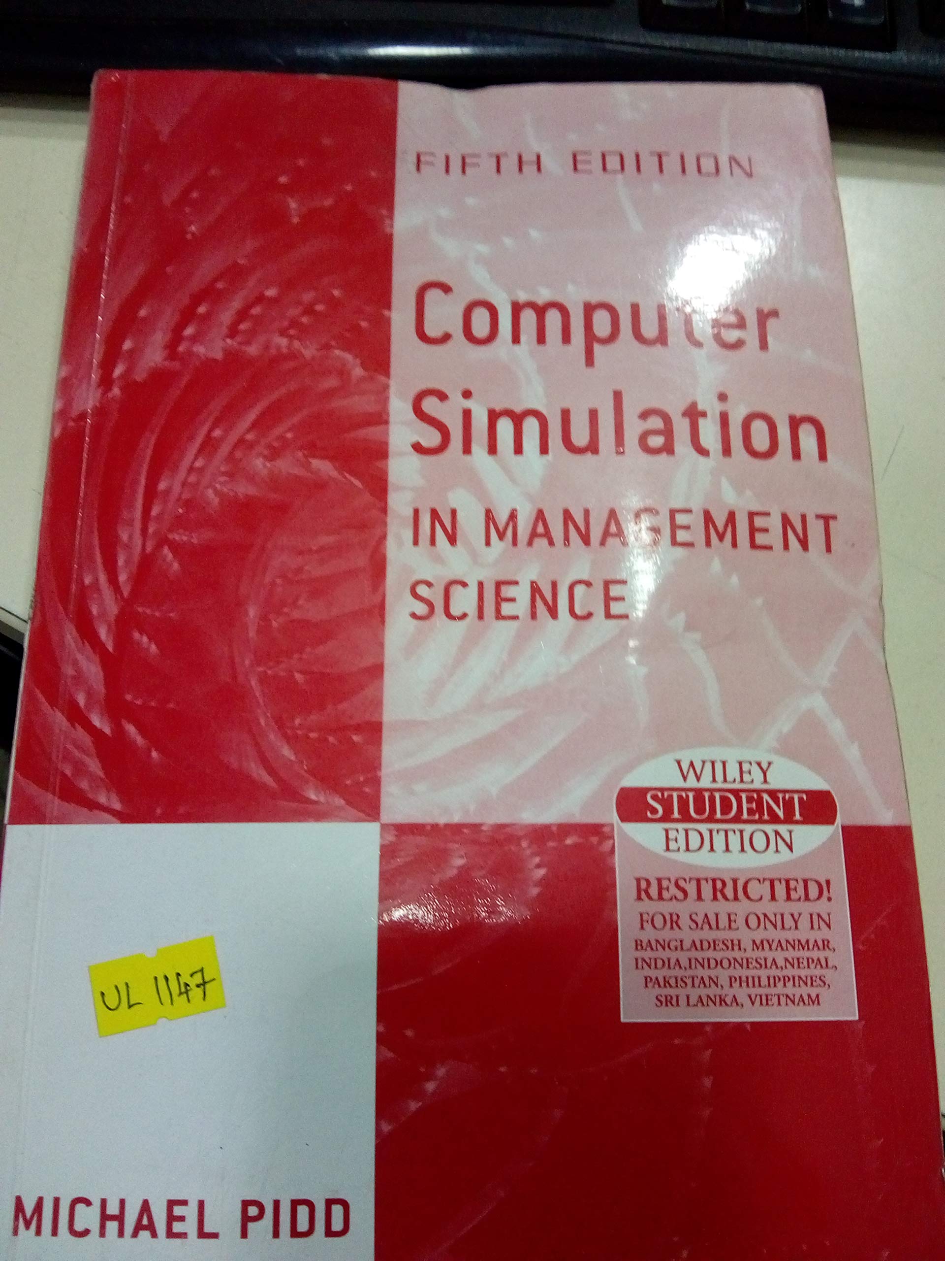 Computer Simulation In Management Science 5Ed (Pb 2006)