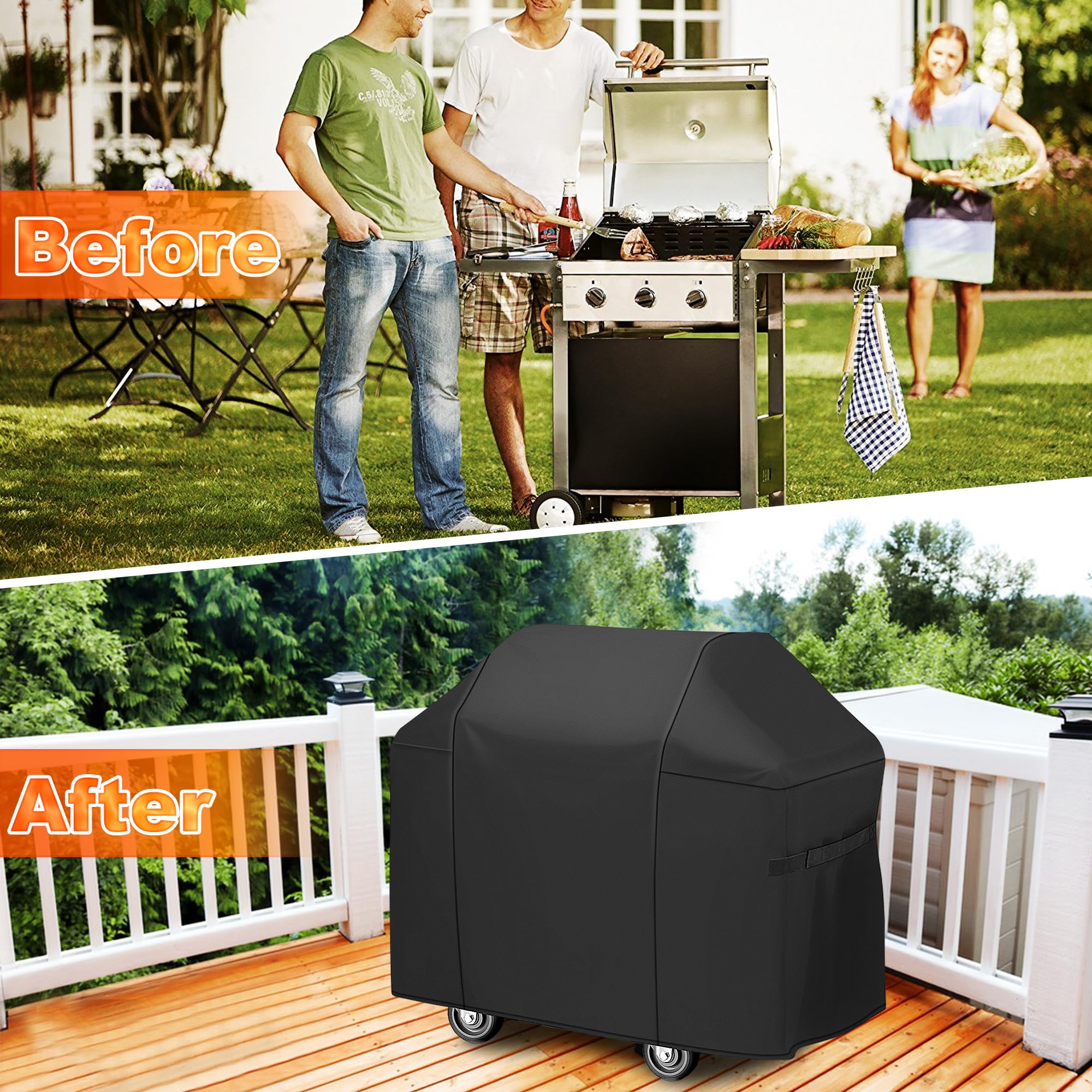 Housse Barbecue,Housse De Gril À Gaz,Barbecue Bâche De Protection Bbq