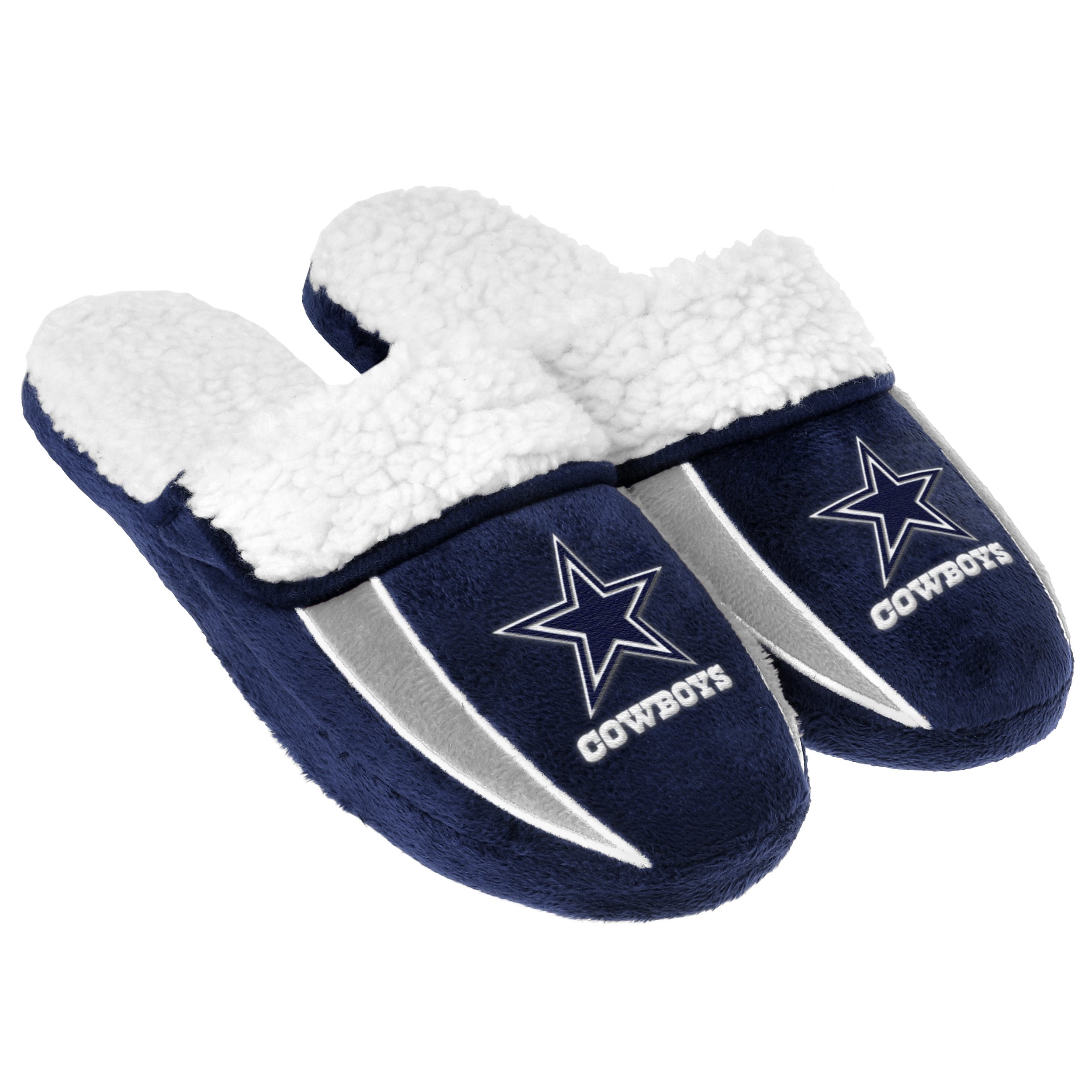 NFL Mens Football Team Logo Moccasin Slippers Shoes
