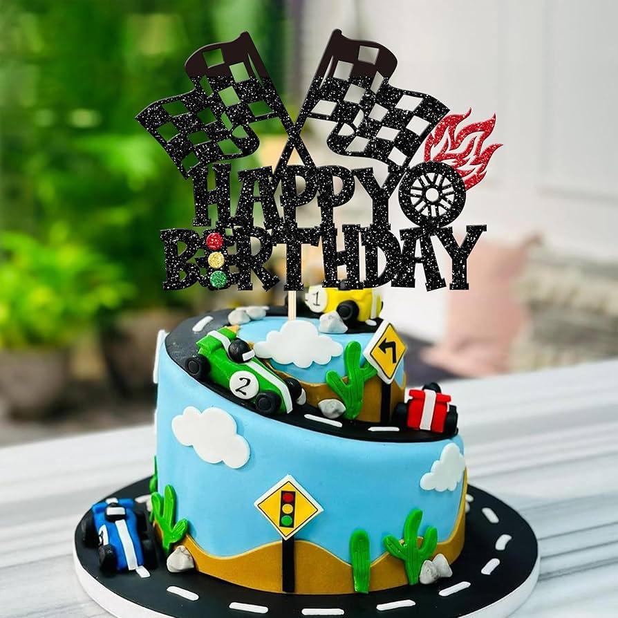 Cakeshop Cake Decoration Pack | Happy Birthday Premium 3mm Mirror Acrylic Plastic Cake Topper Sign 25g Party Pack Of Cake Sugar Sprinkles Custom Name Age Cake Decorations Rose Gold Prime Mirror Acrylic Rose Gold