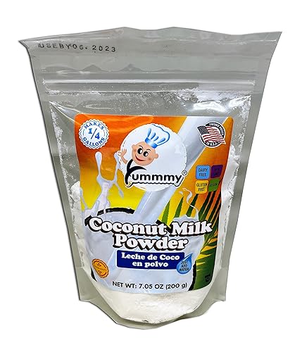 Leche de Coco en Polvo Yummmy Leche de Coco en Polvo 705 Oz 705oz Vegano Sin Lácteos Certificado Kosher