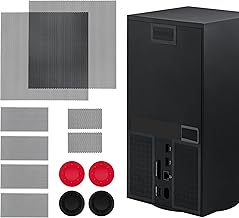 Anti-dust Filter Set for Xbox Series X Console with Protective Silicon Jacket and 2 Extra Set of Thumb caps for Your Xbox Series Controllers (NOT Xbox Series S/Xbox One/Xbox One X|S)