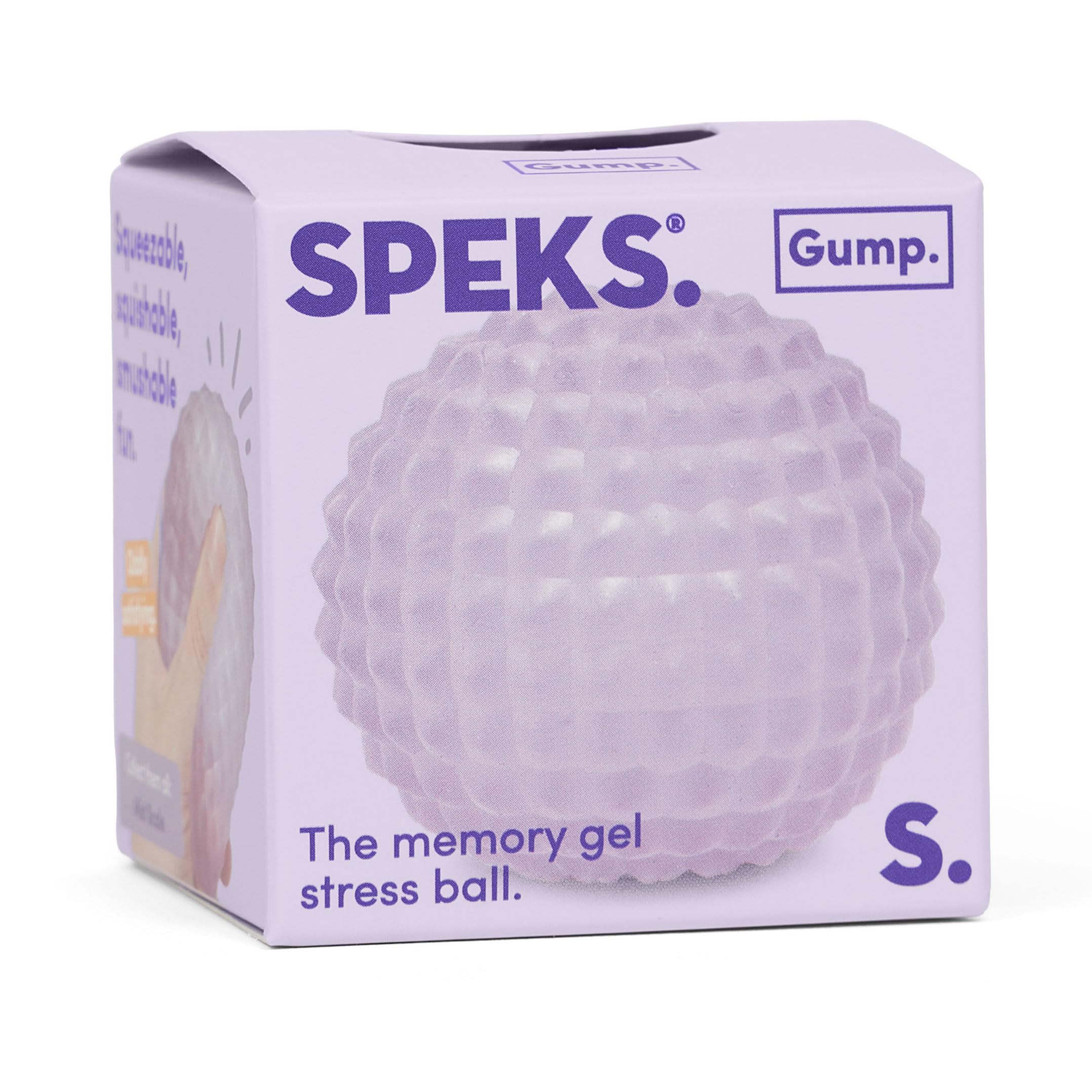 Gump Surface Gel-Filled Stress Ball, Mist, Surface Textured