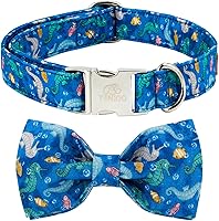 Vista 16 de Tunkoo - Collar de perro rosa con moño lindo tipo pastel - Collar para mascotas duradero, ajustable y elegante. Disponible en talla pequeña