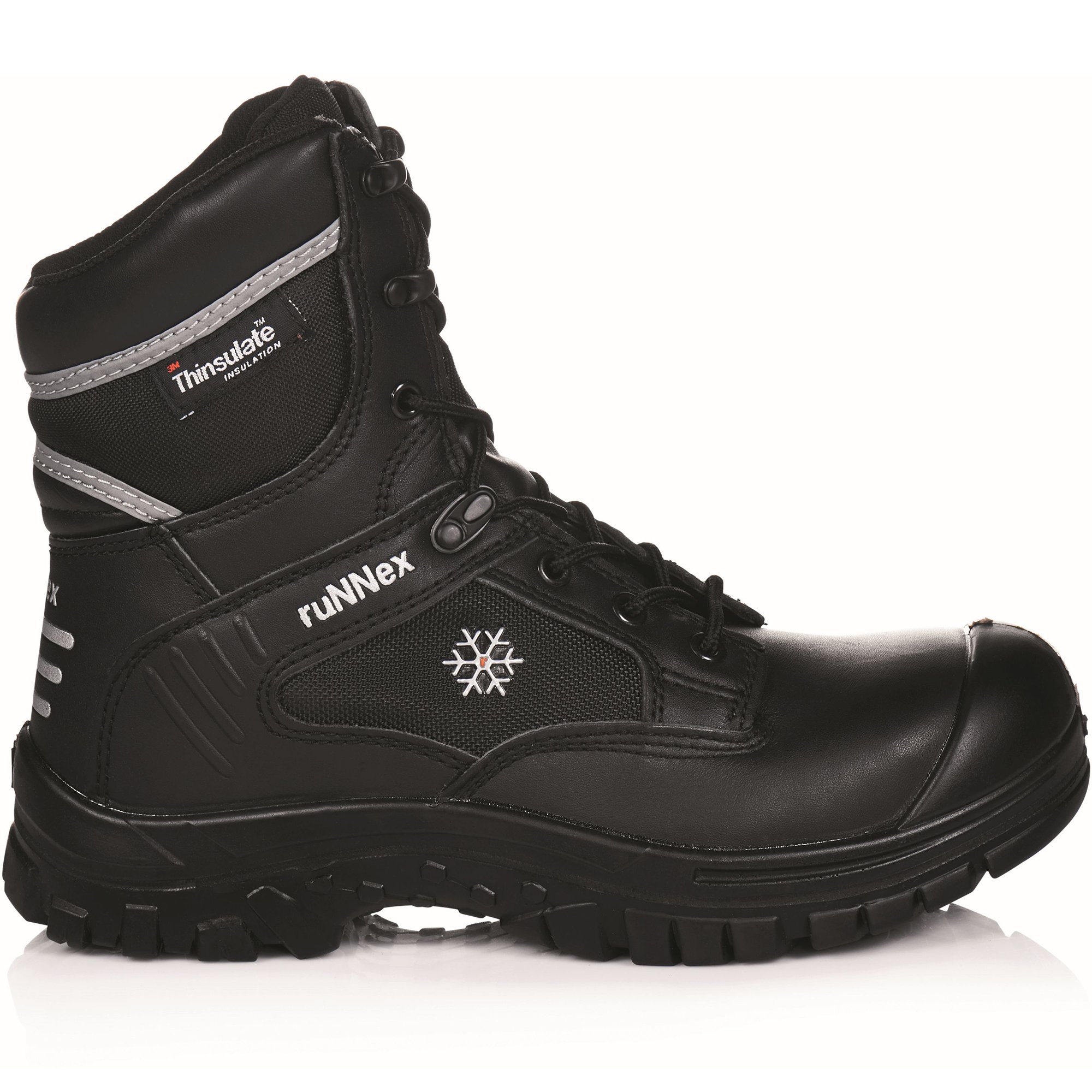 ruNNex Winter Sicherheitsstiefel S3 WinterStar mit Thinsulate-Futter Größe 43, schwarz, 5330
