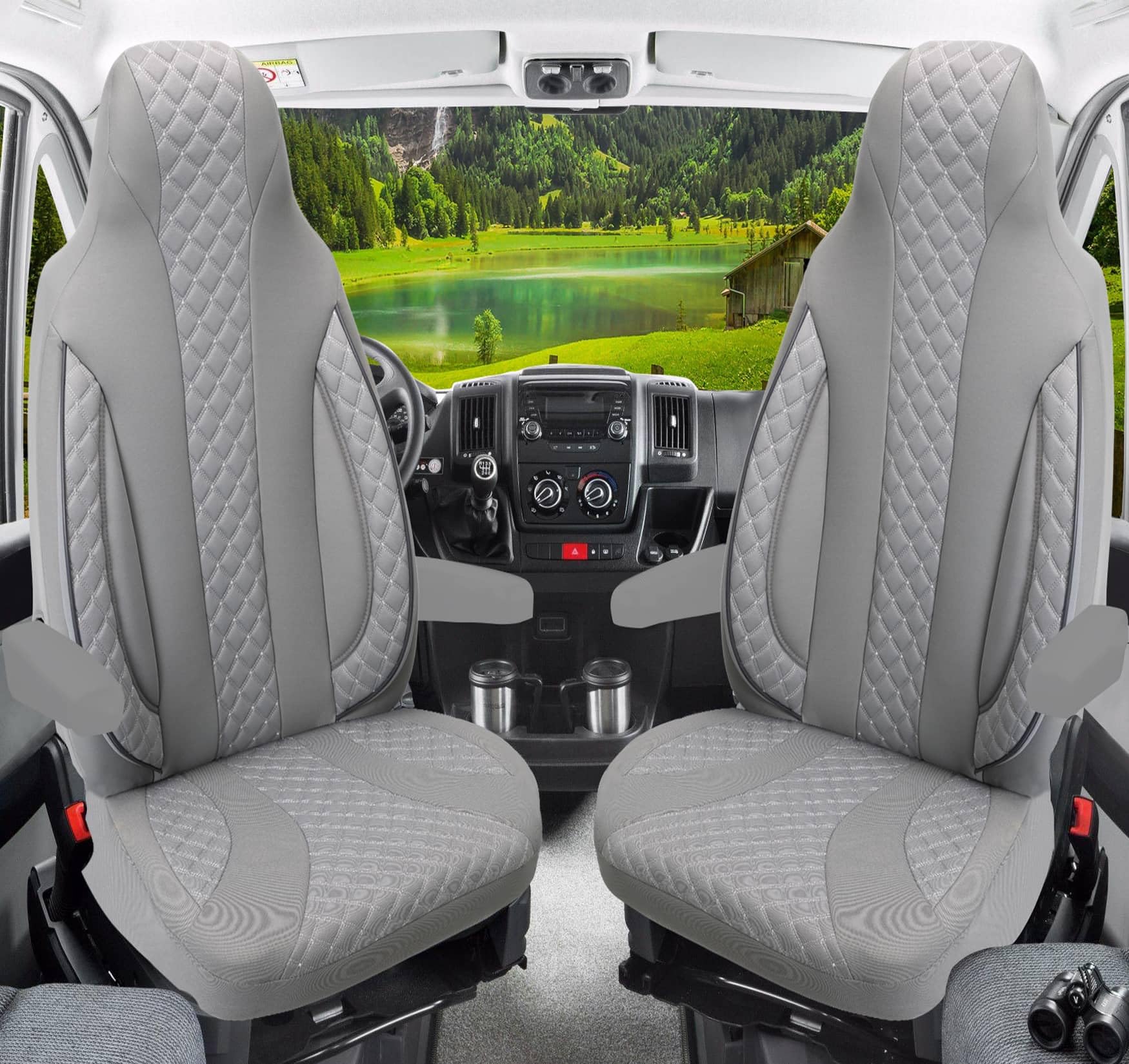 BREMER SITZBEZÜGE Wohnmobil Sitzbezüge Schonbezüge für Benimar Sport (WPL409)
