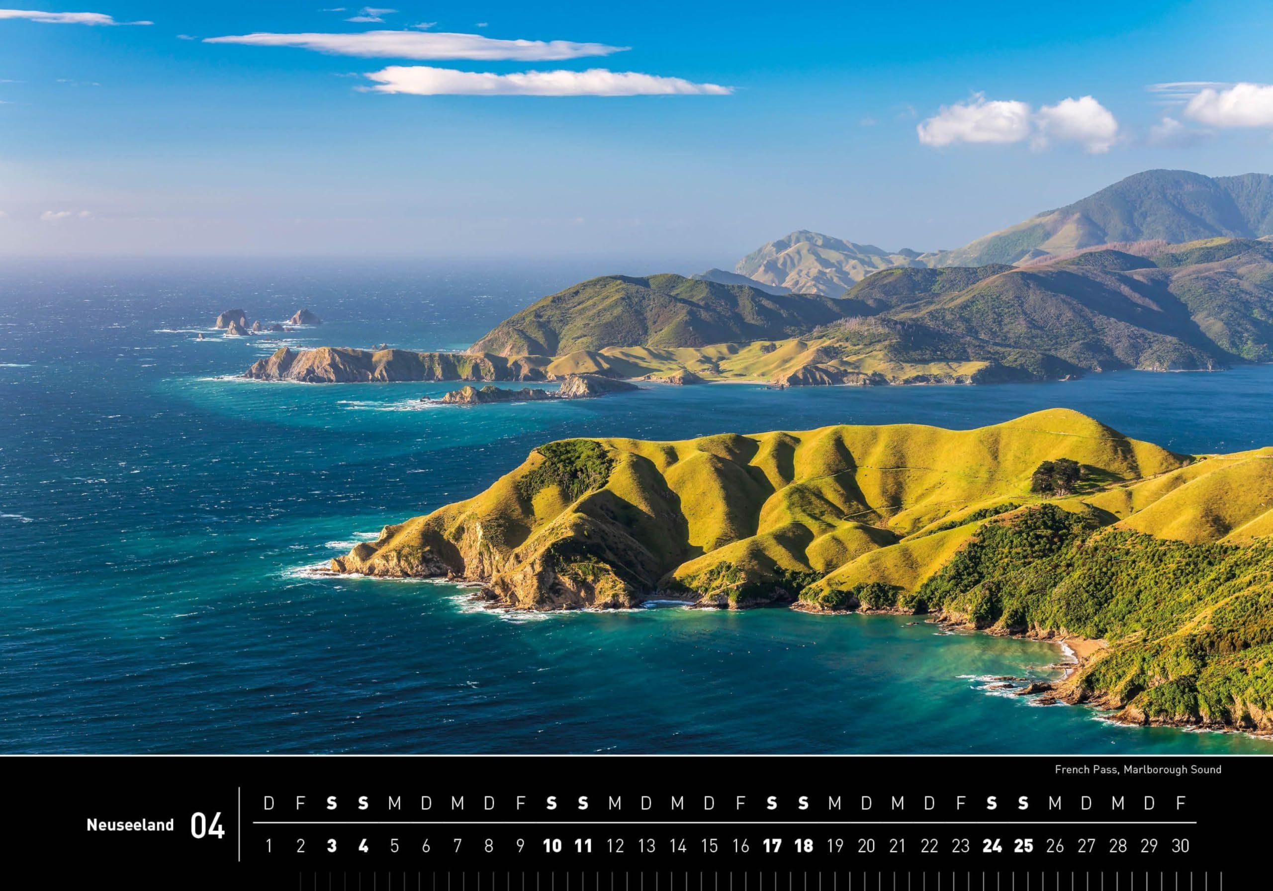 Neuseeland Premiumkalender 2027