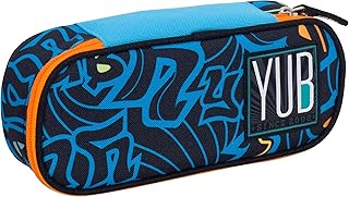 Bustina Round Plus YUB Murales Boy, Blu, Organizer interno porta penne